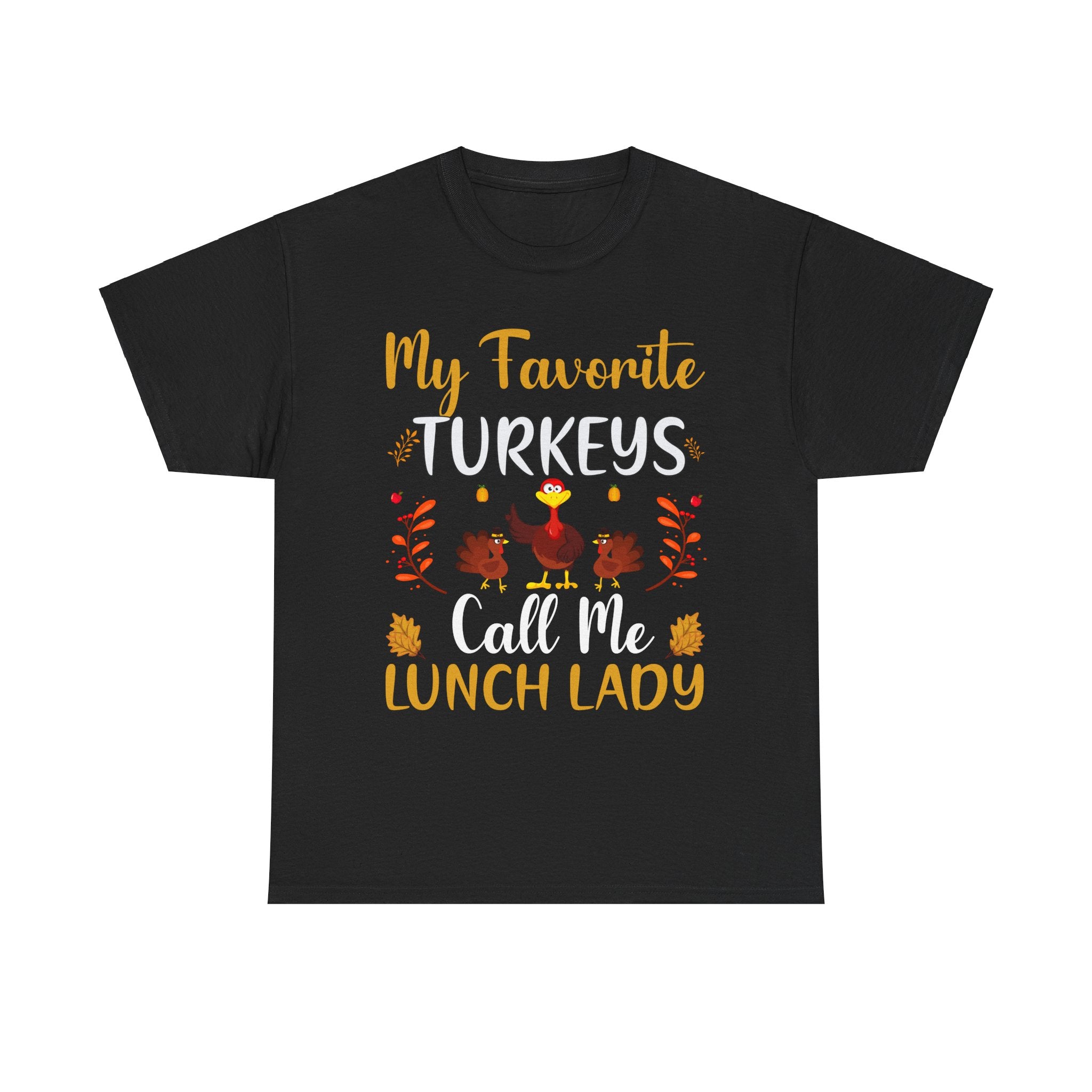 Lunch Lady Thanksgiving Turkey T-Shirt