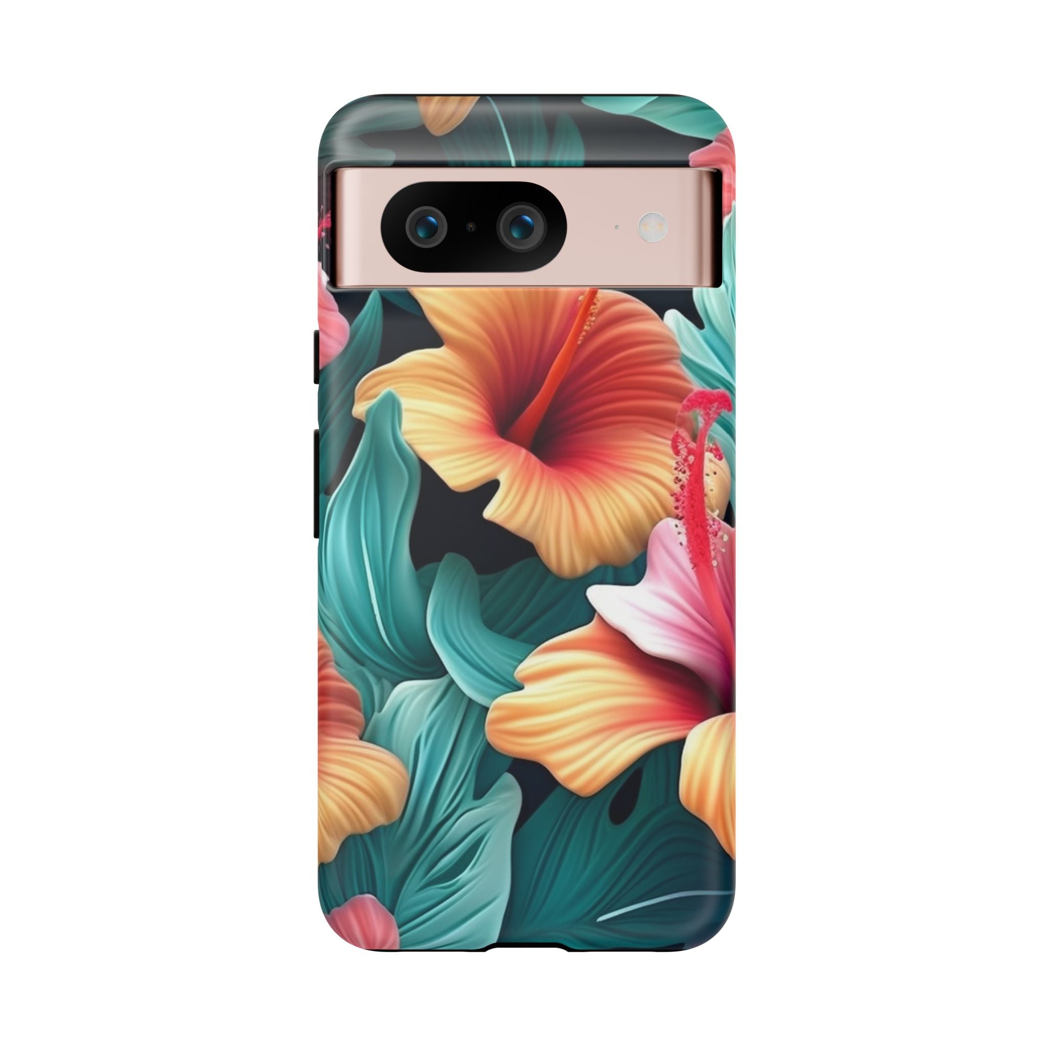 Vibrant Hibiscus Google Pixel Case (All Models)