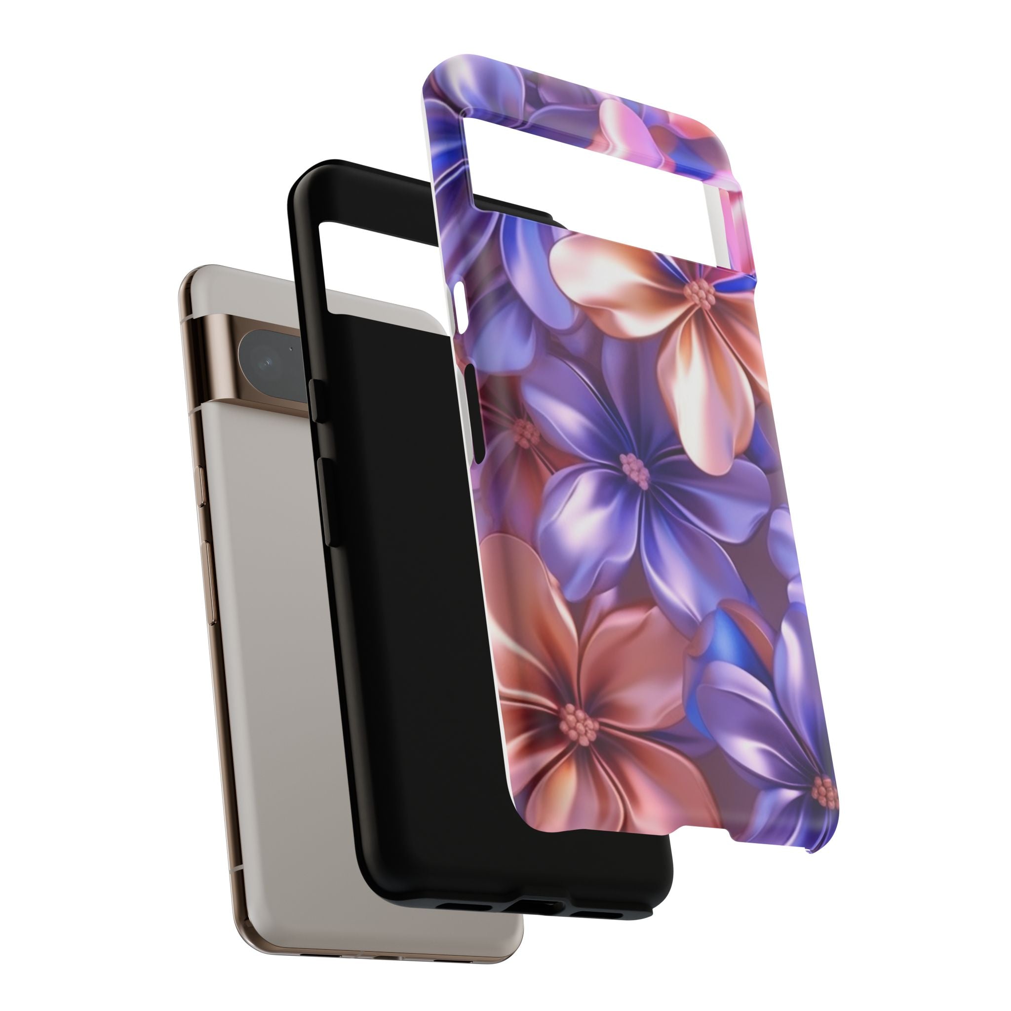 Metallic Flower Google Pixel Case (All Models)