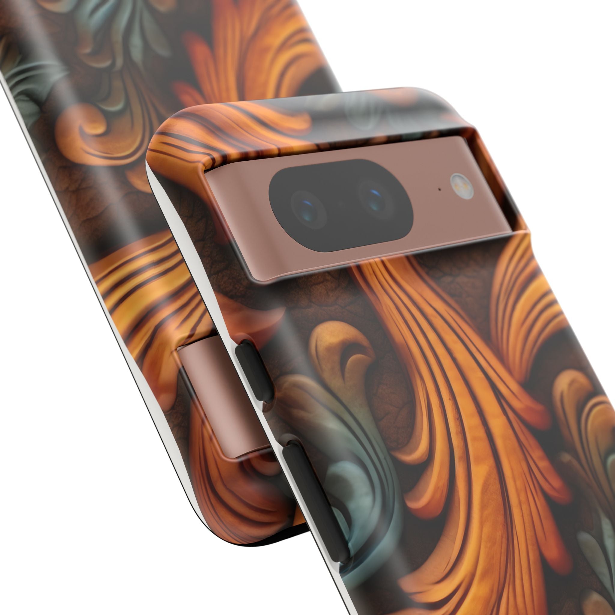 Baroque Copper Google Pixel Case (All Models) - Luxury Design