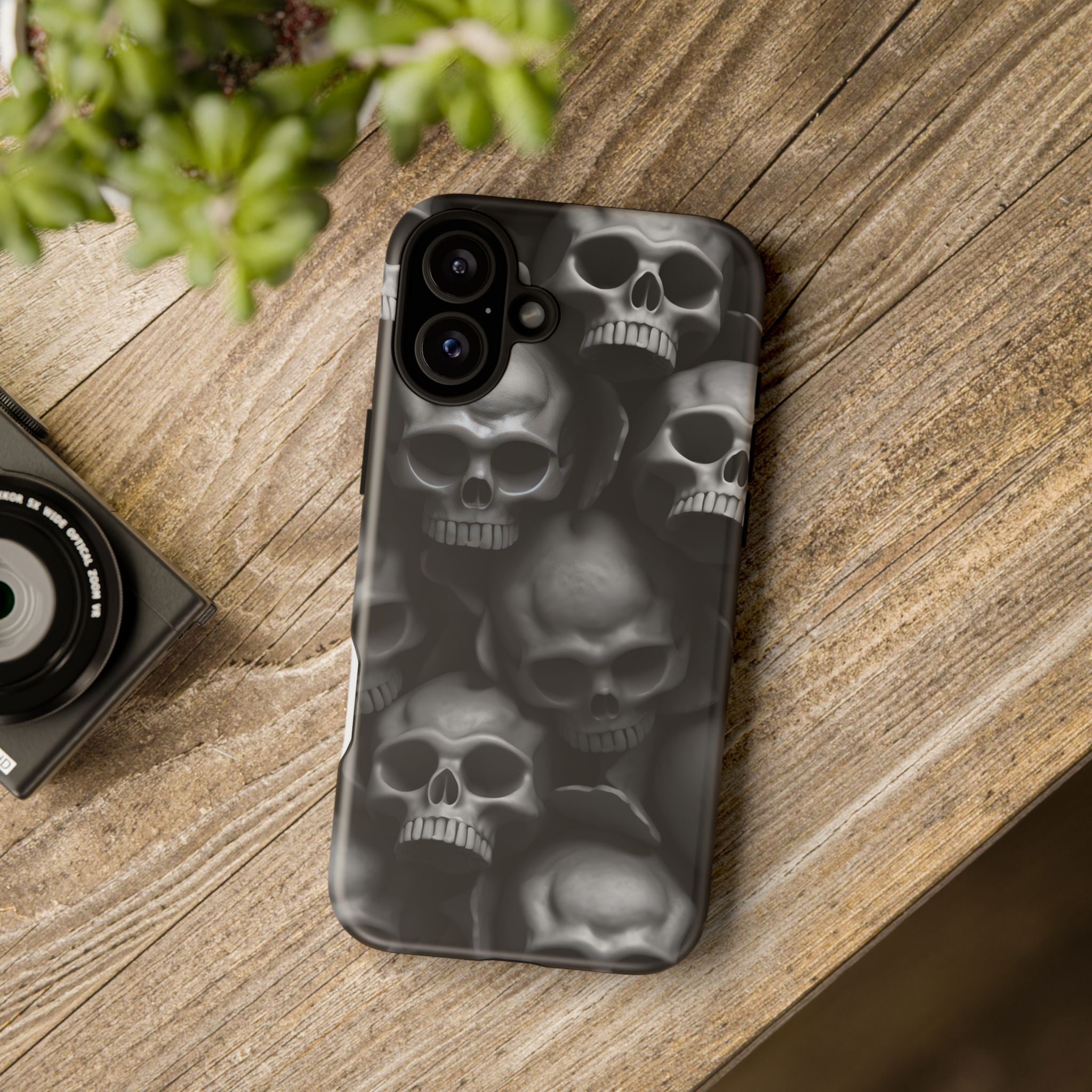 Memento Mori: Hexagon Stone iPhone Case