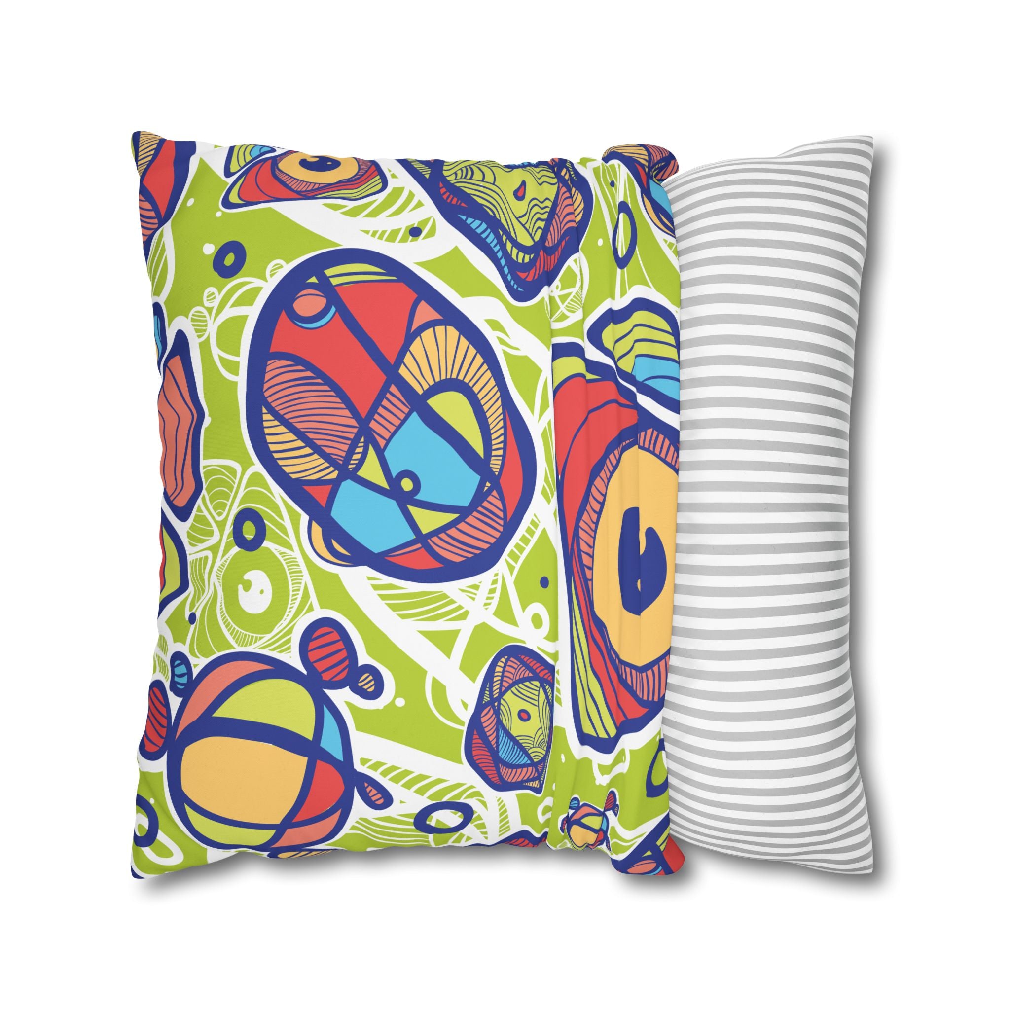 Psychedelic Geo Pillowcase - Vivid Dreams