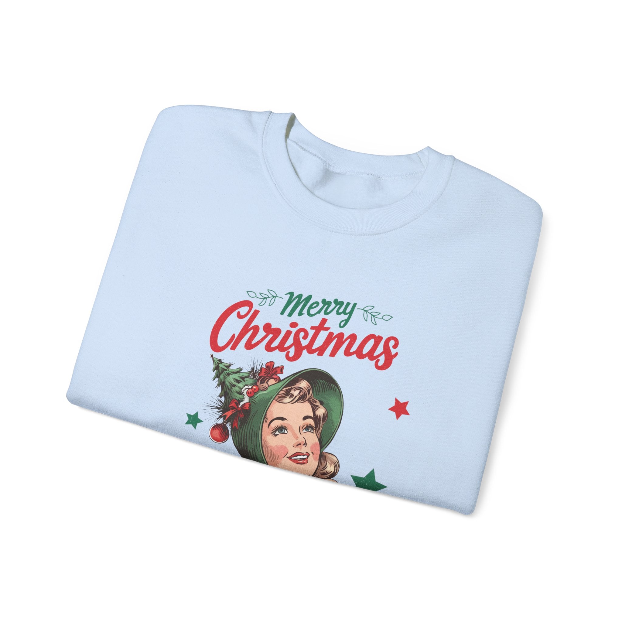 Vintage Christmas Tree Lady Sweatshirt