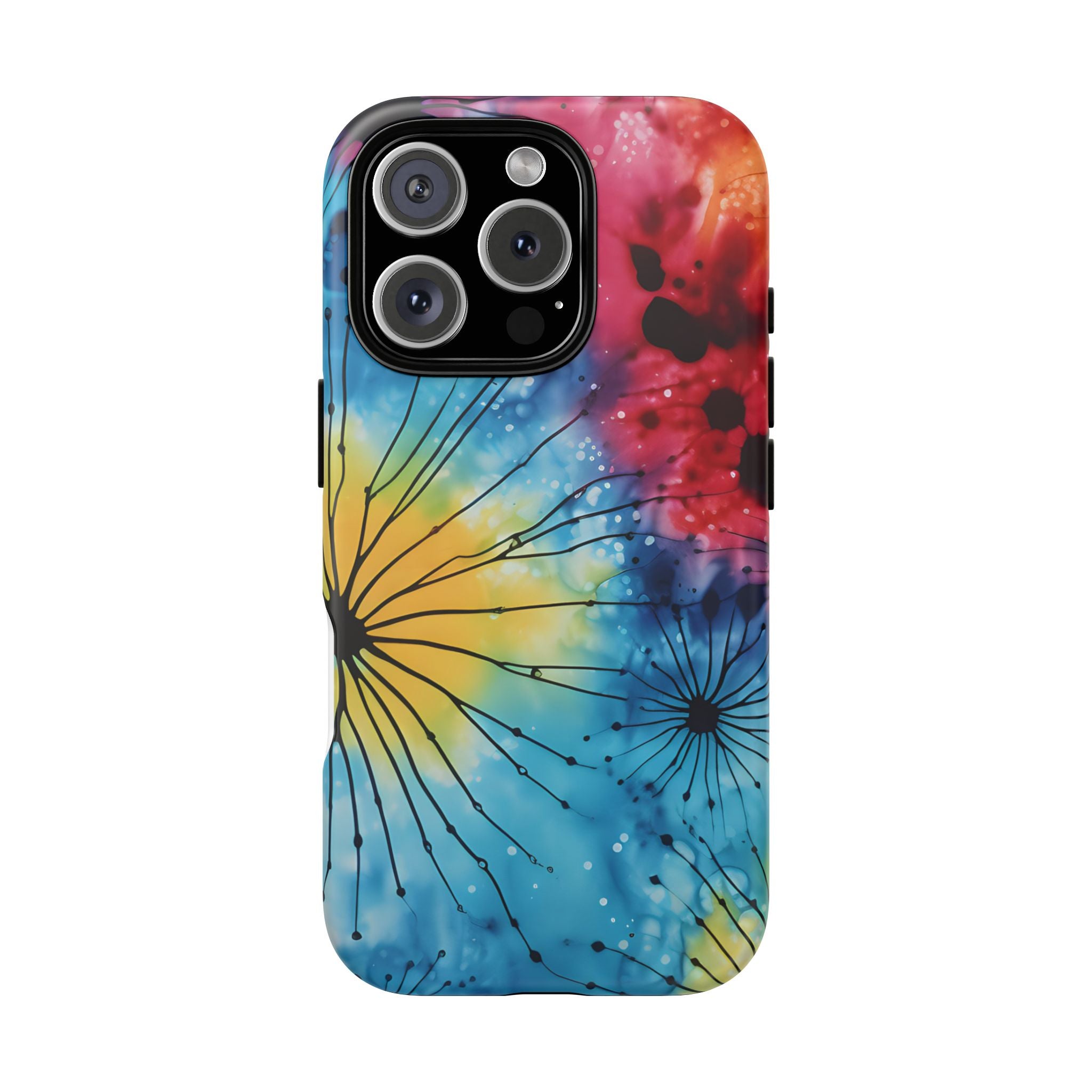 Cosmic Bloom Hexagon Stone iPhone Case