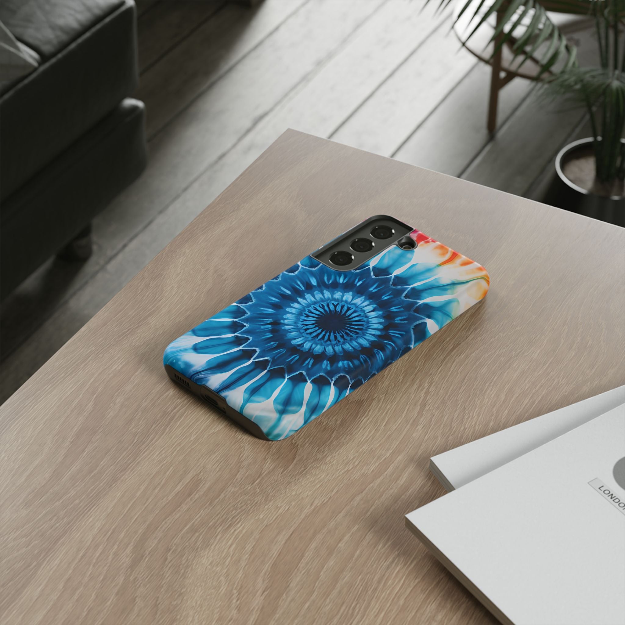 Cosmic Mandala Tie-Dye Samsung Case