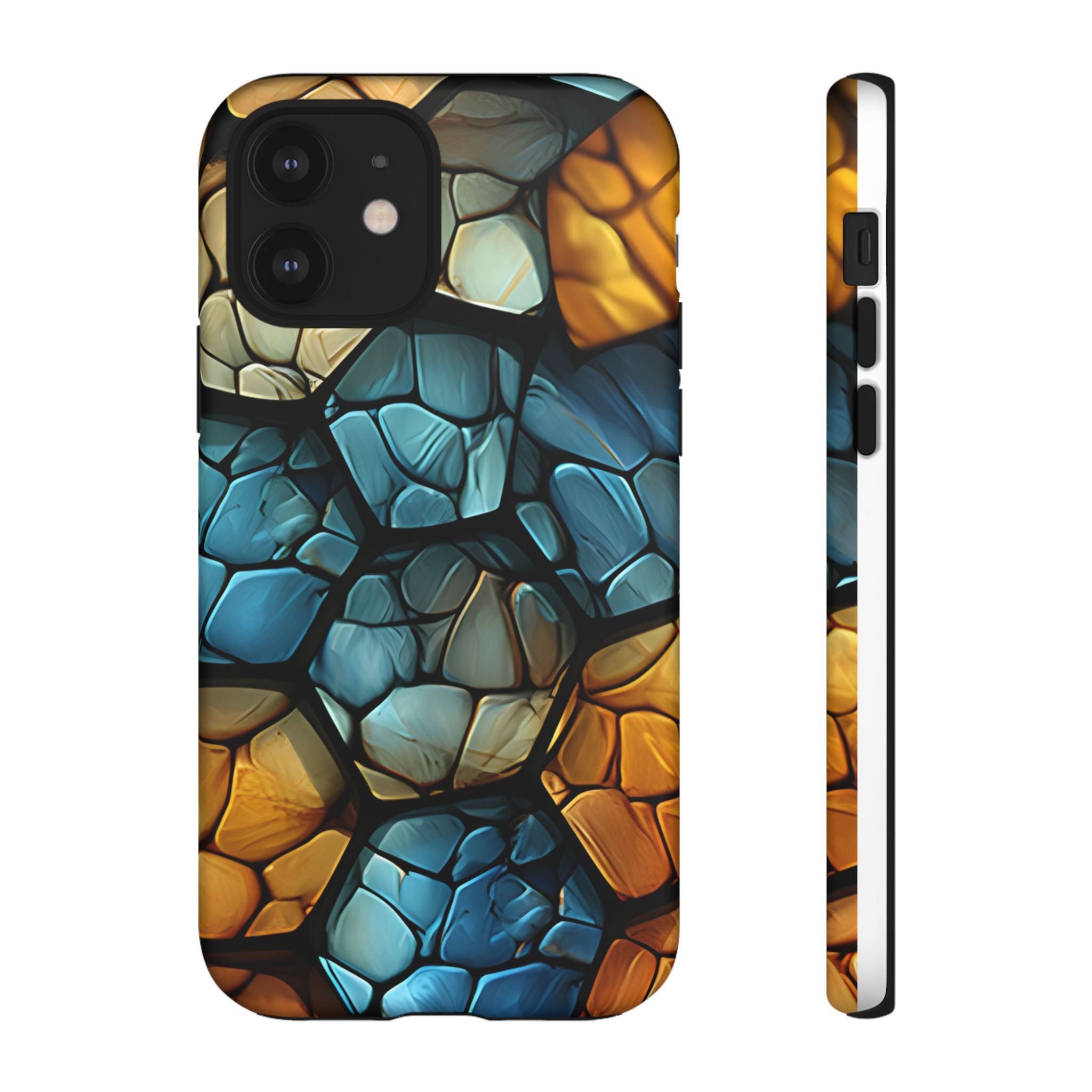 Abstract Stone Mosaic iPhone Case