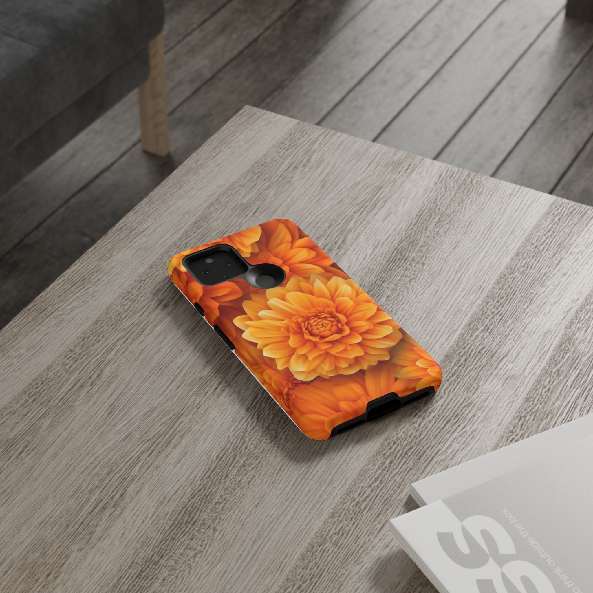 Vibrant Orange Dahlia Google Google Pixel Case (All Models)