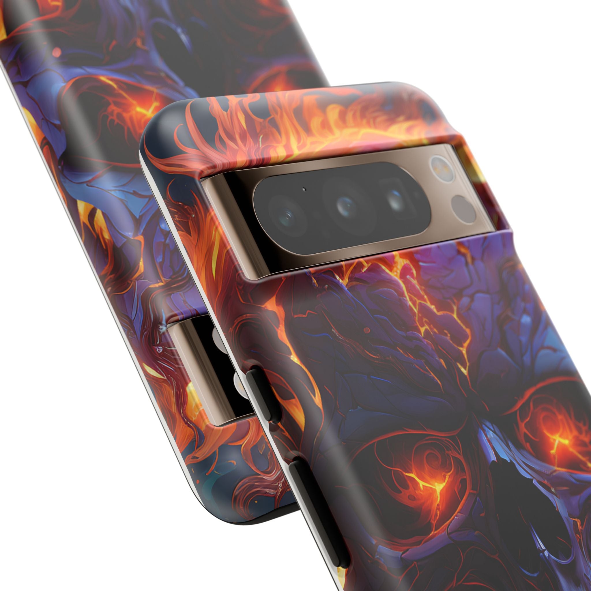 Fiery Skull Google Pixel Case (All Models)