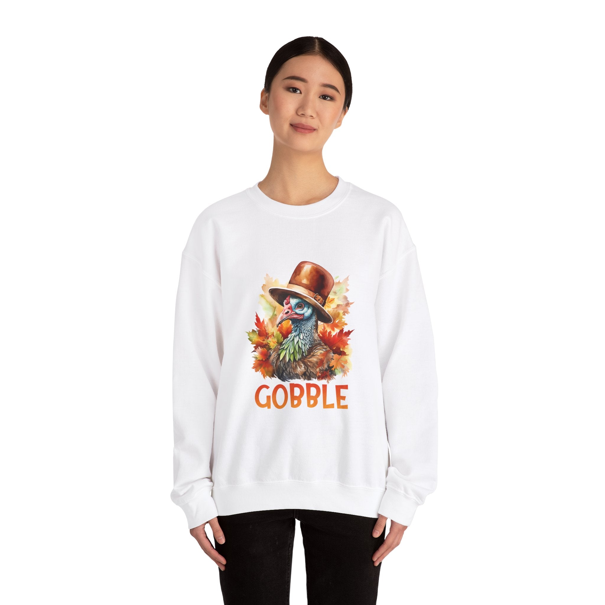 Gobble 'Til You Wobble Turkey Sweatshirt