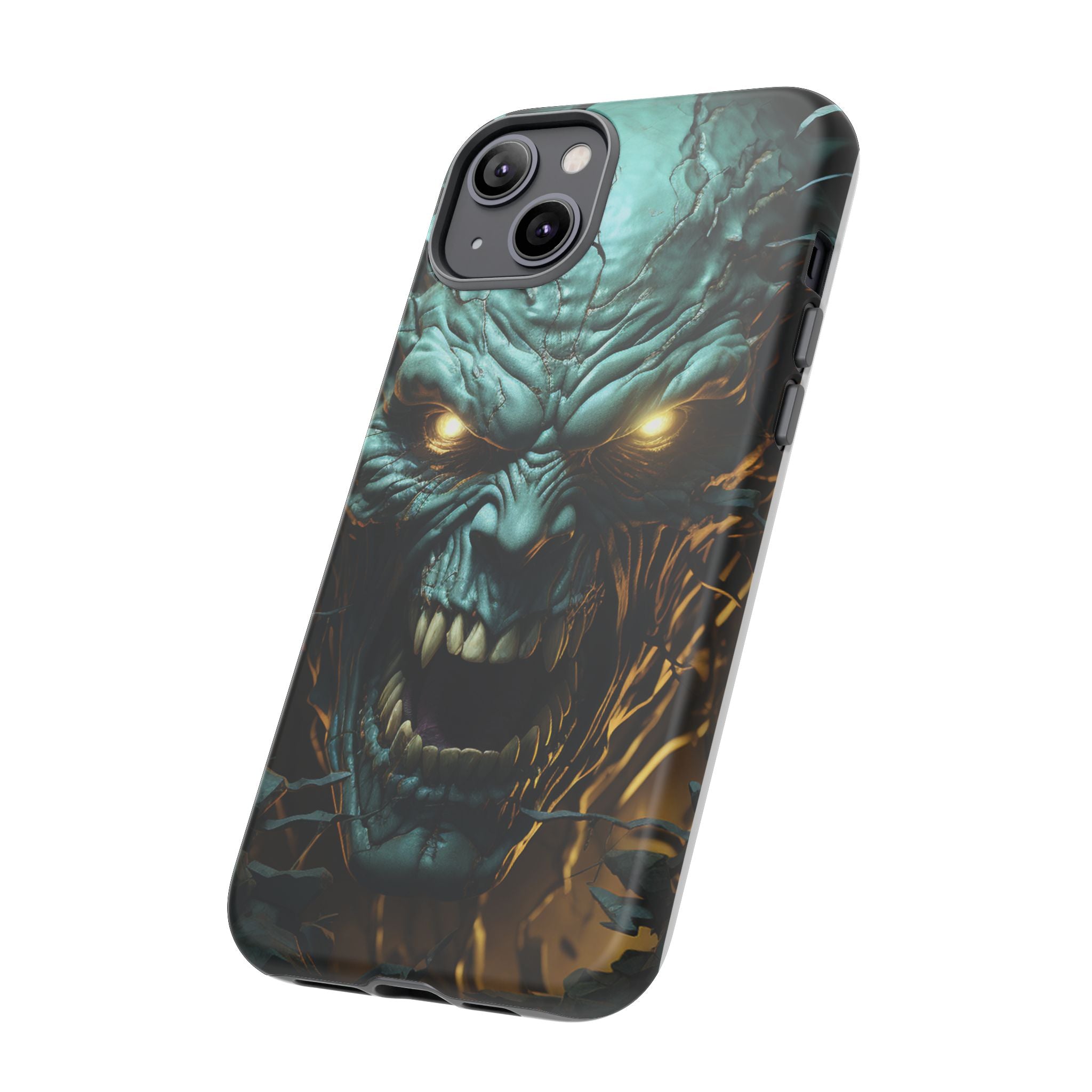 Monstrous Roar Hexagon Stone iPhone Case