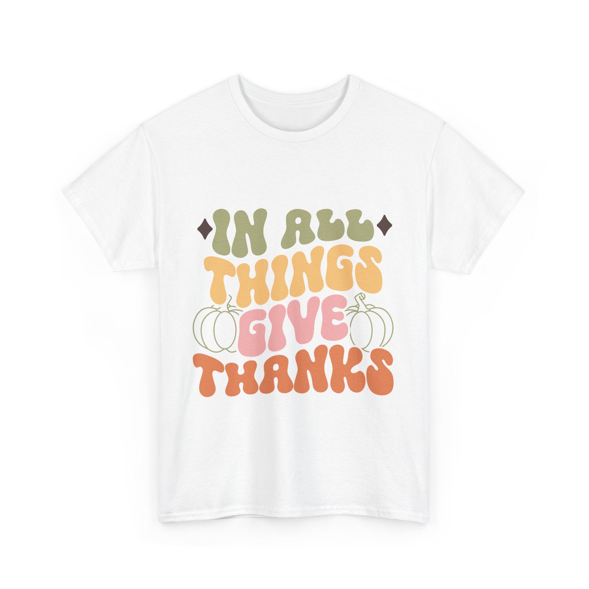 Groovy Thanksgiving: Give Thanks Tee