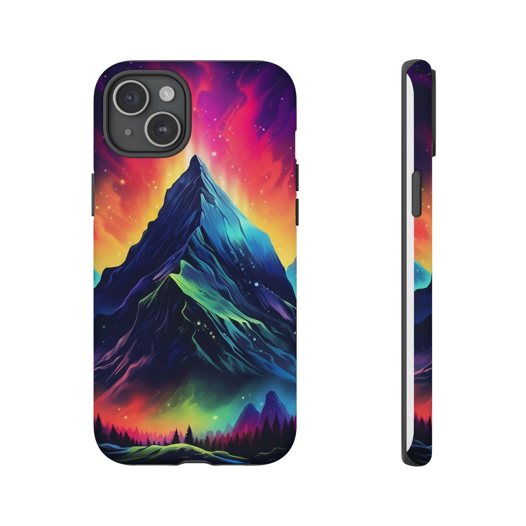 Cosmic Mountain iPhone Case - Hexagon Stone