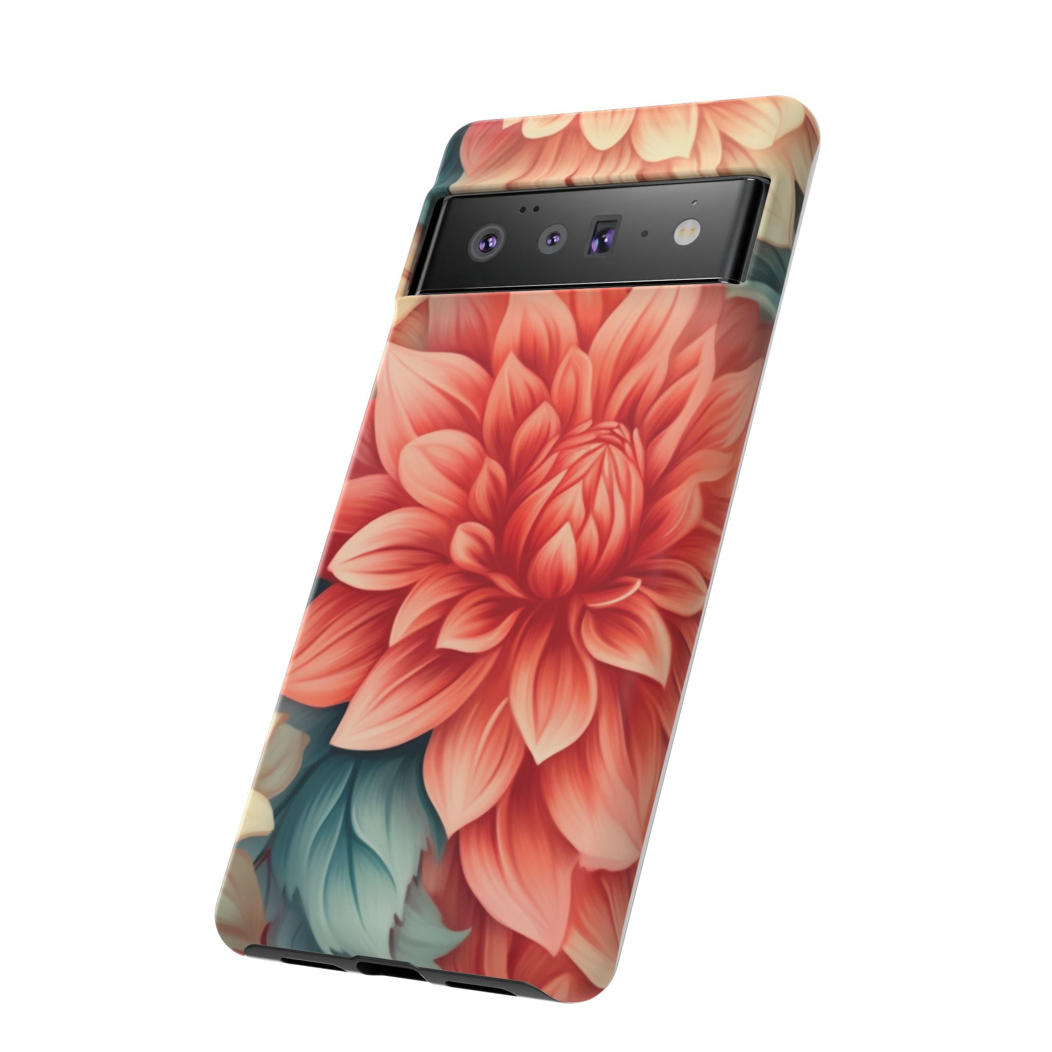 Coral Dahlia Google Pixel Case (All Models)