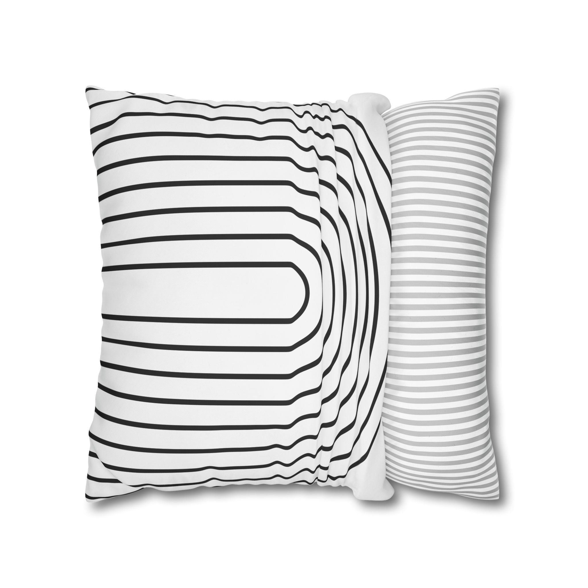 Abstract U-Shape Pillowcase - Minimalist Design