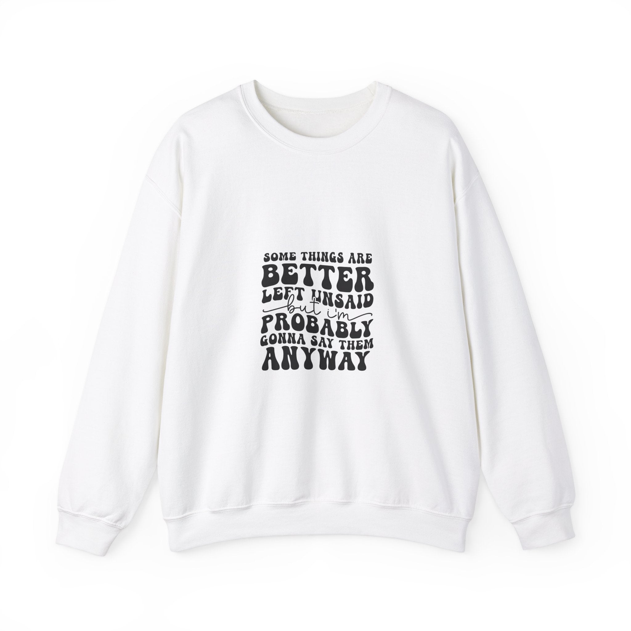 70s Retro 'Unsaid Things' Sweatshirt