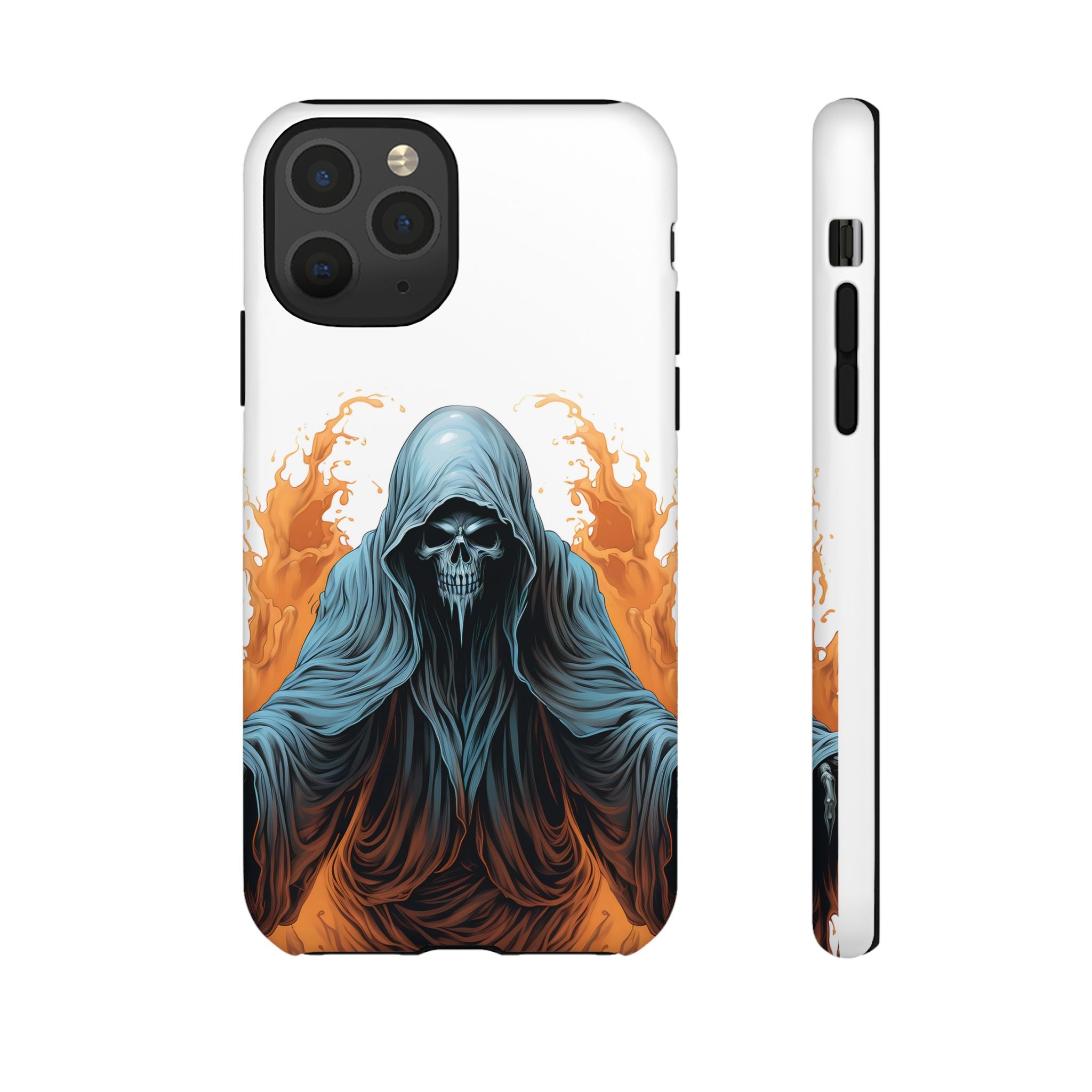 Grim Reaper Hexagon Stone iPhone Case