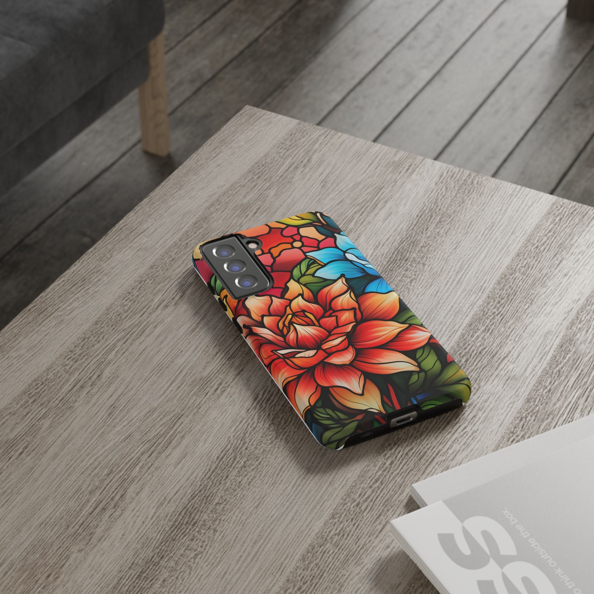 Stained Glass Floral Samsung Case