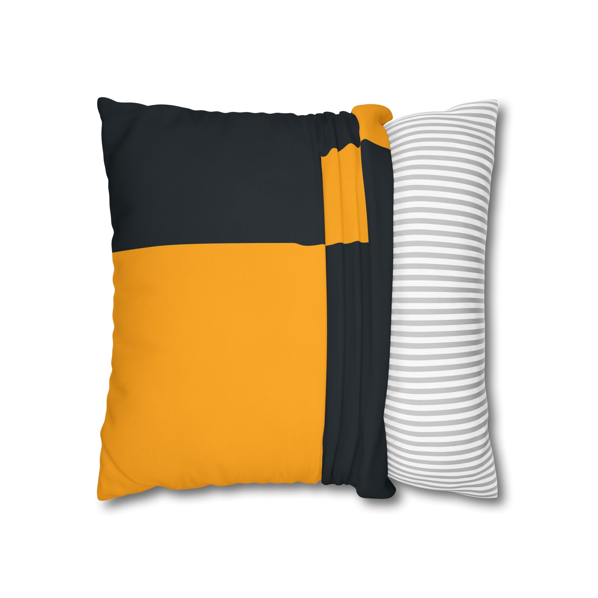 Navy & Gold Abstract Art Pillowcase