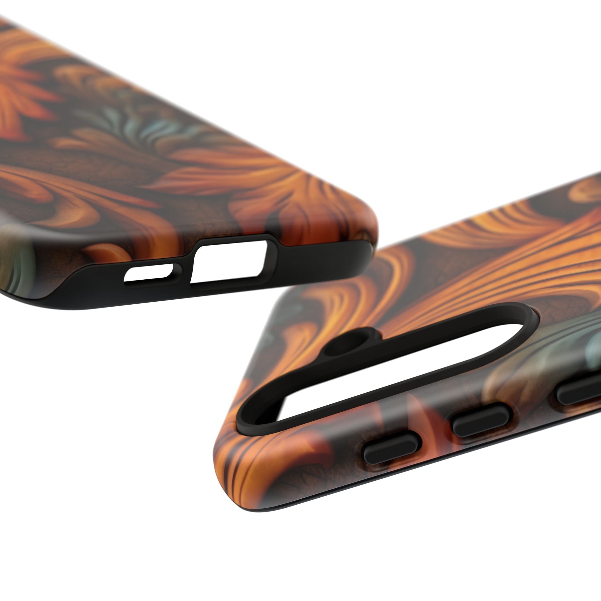 Baroque Copper Samsung Case - Luxury Design