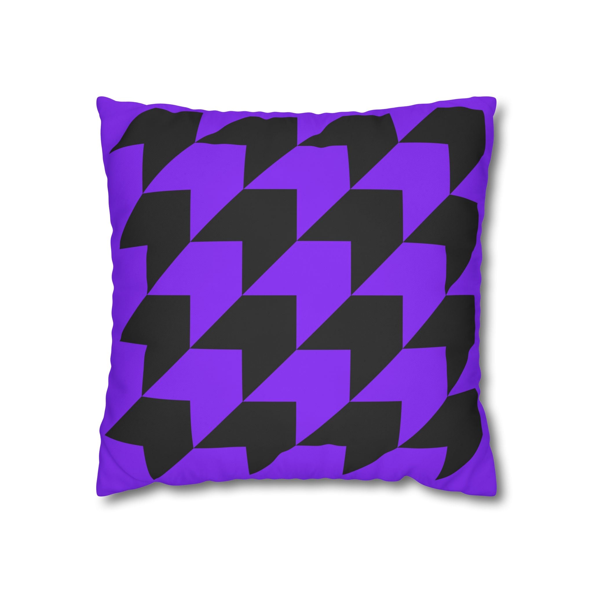 Geometric Purple Arrow Pillowcase