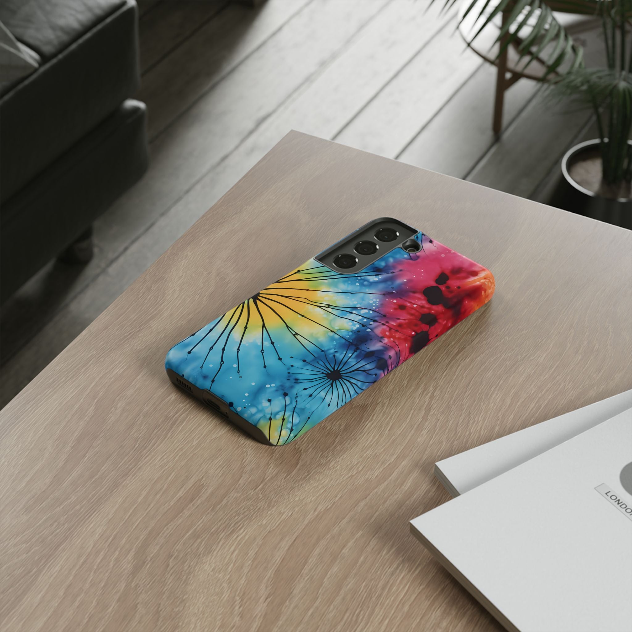 Cosmic Bloom Abstract Samsung Case