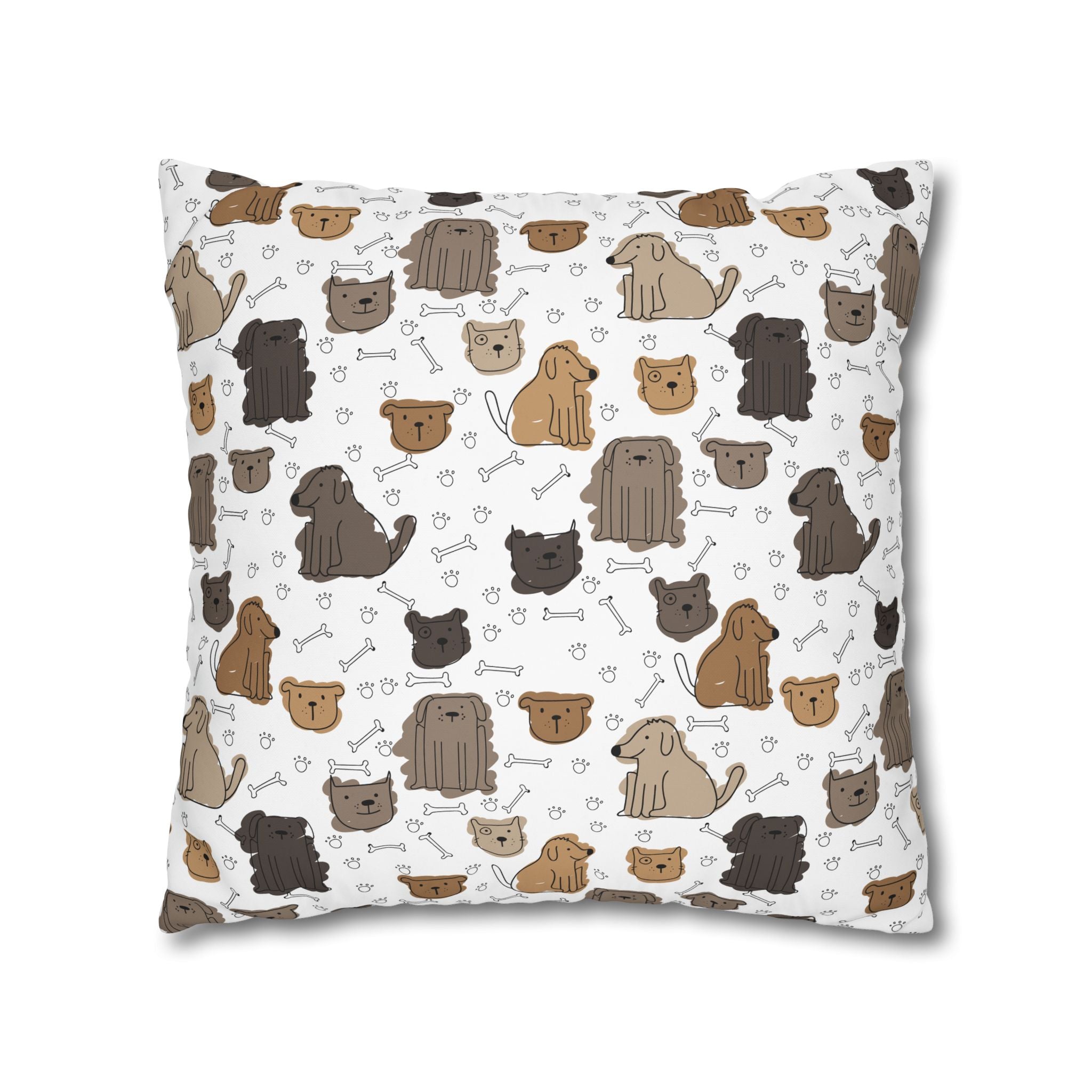 Cute Dog & Cat Pillowcase for Kids