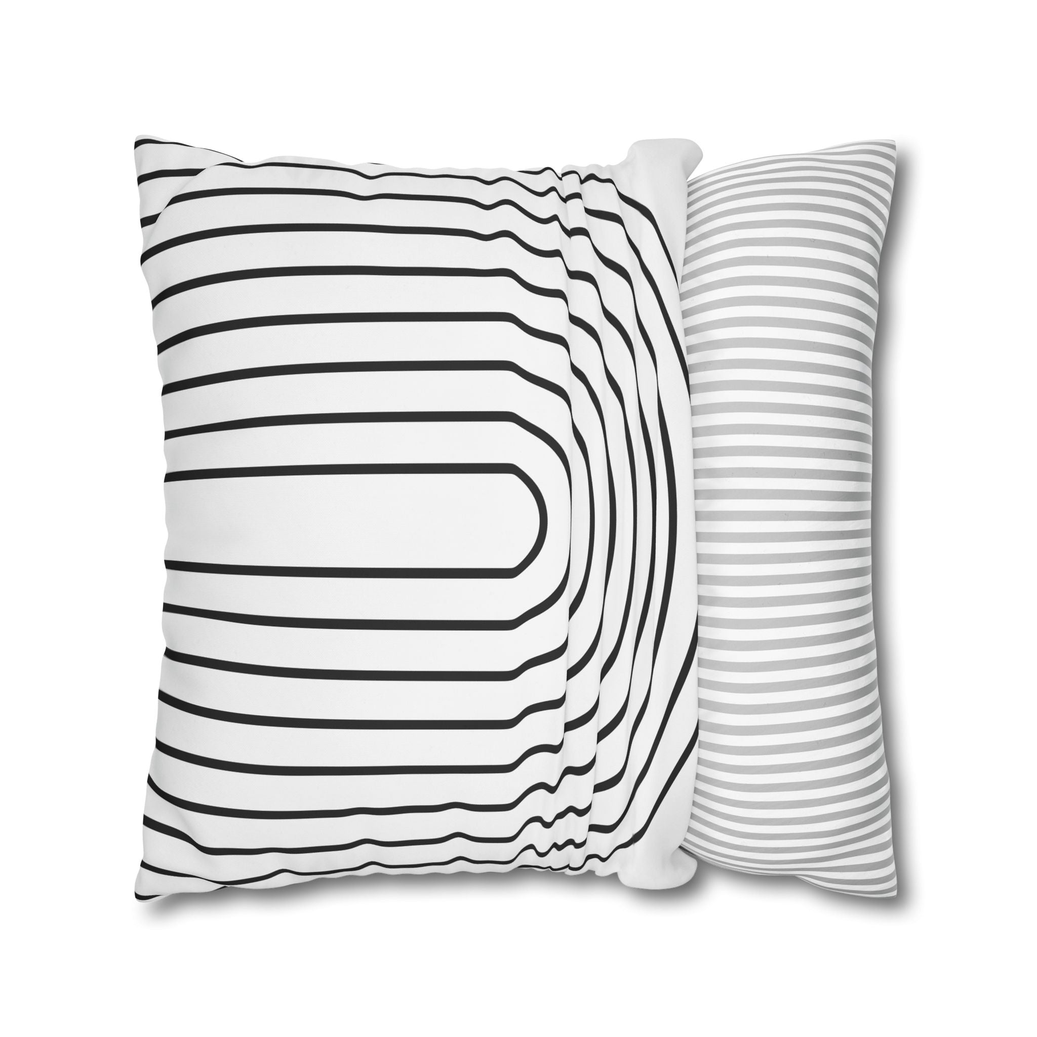 Abstract U-Shape Pillowcase - Minimalist Design