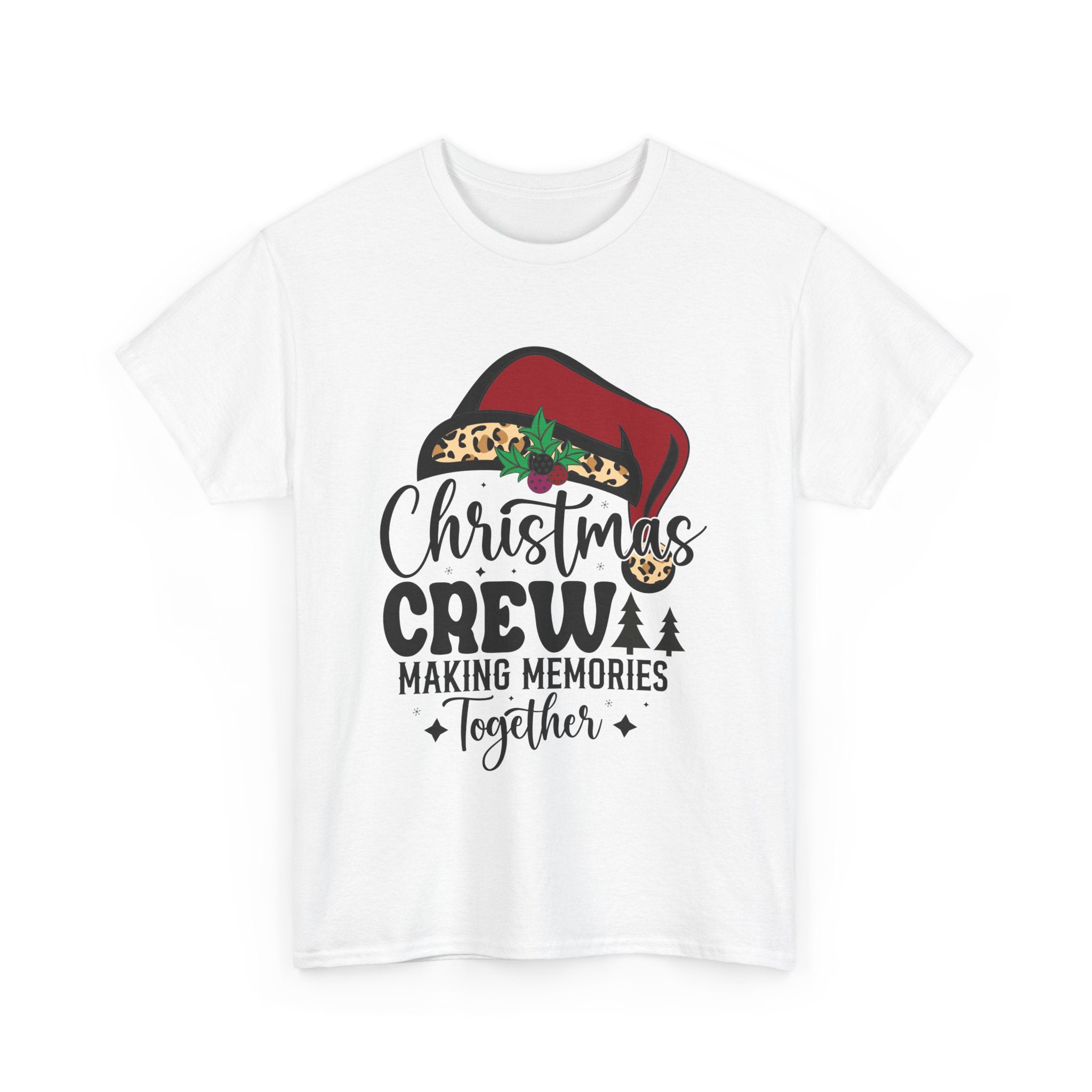 Leopard Santa Hat Christmas T-Shirt