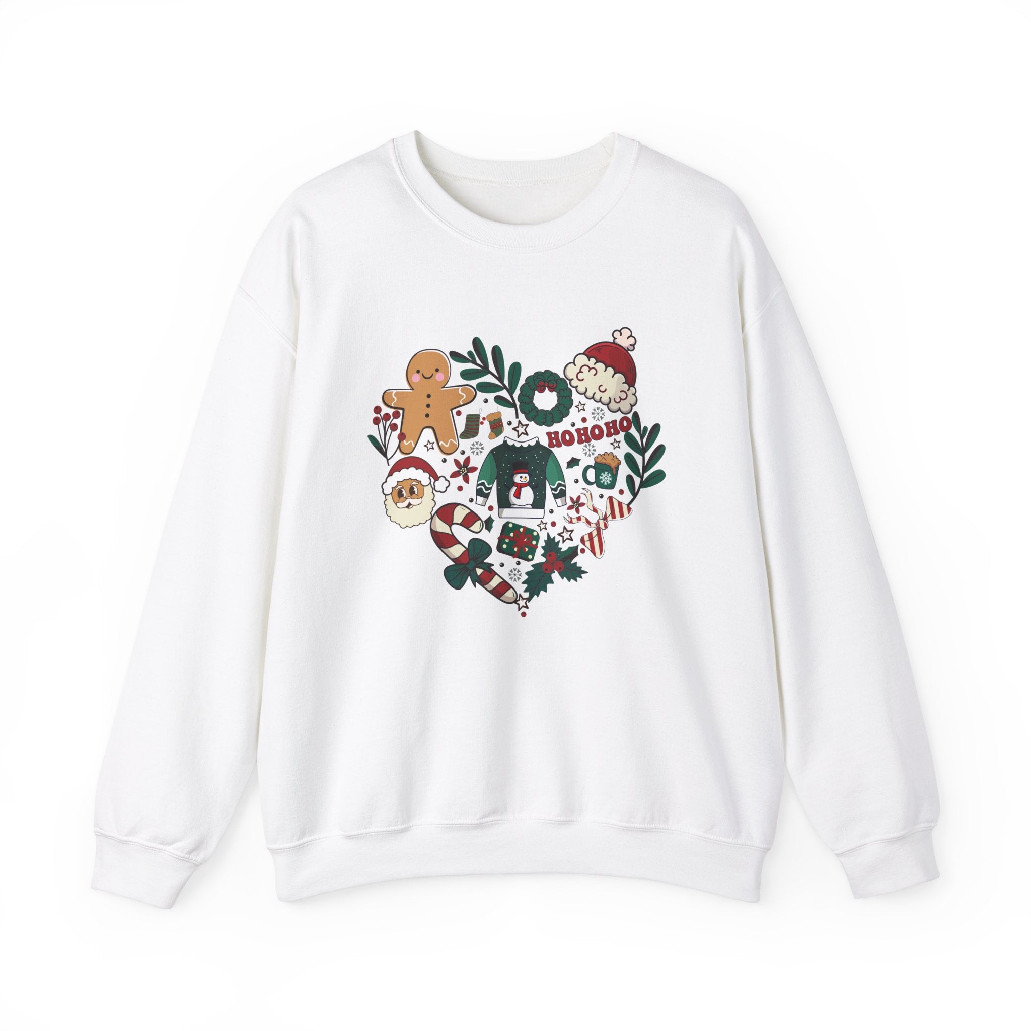 Cozy Christmas Heart Sweatshirt