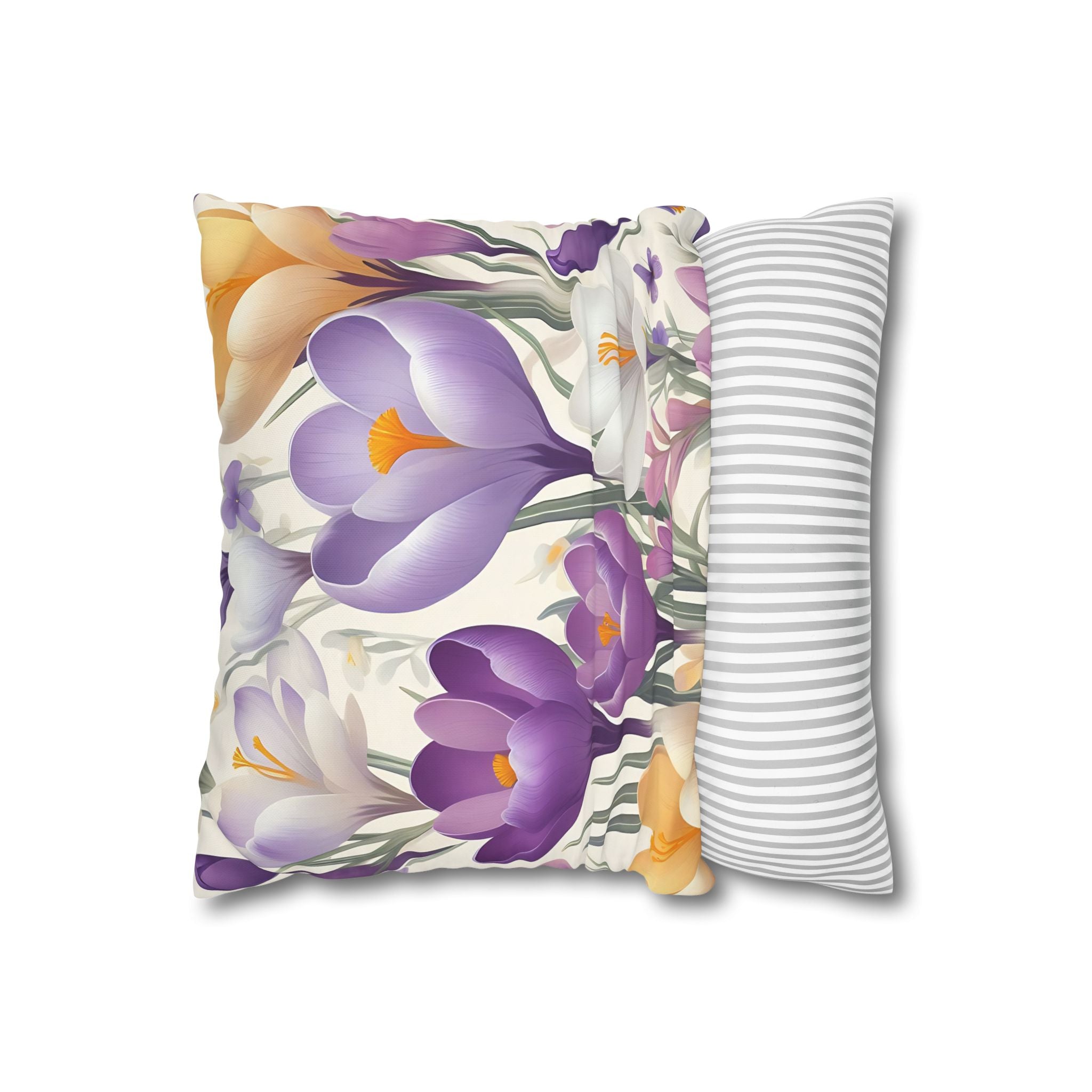 Floral Crocus Pillowcase - Botanical Bloom