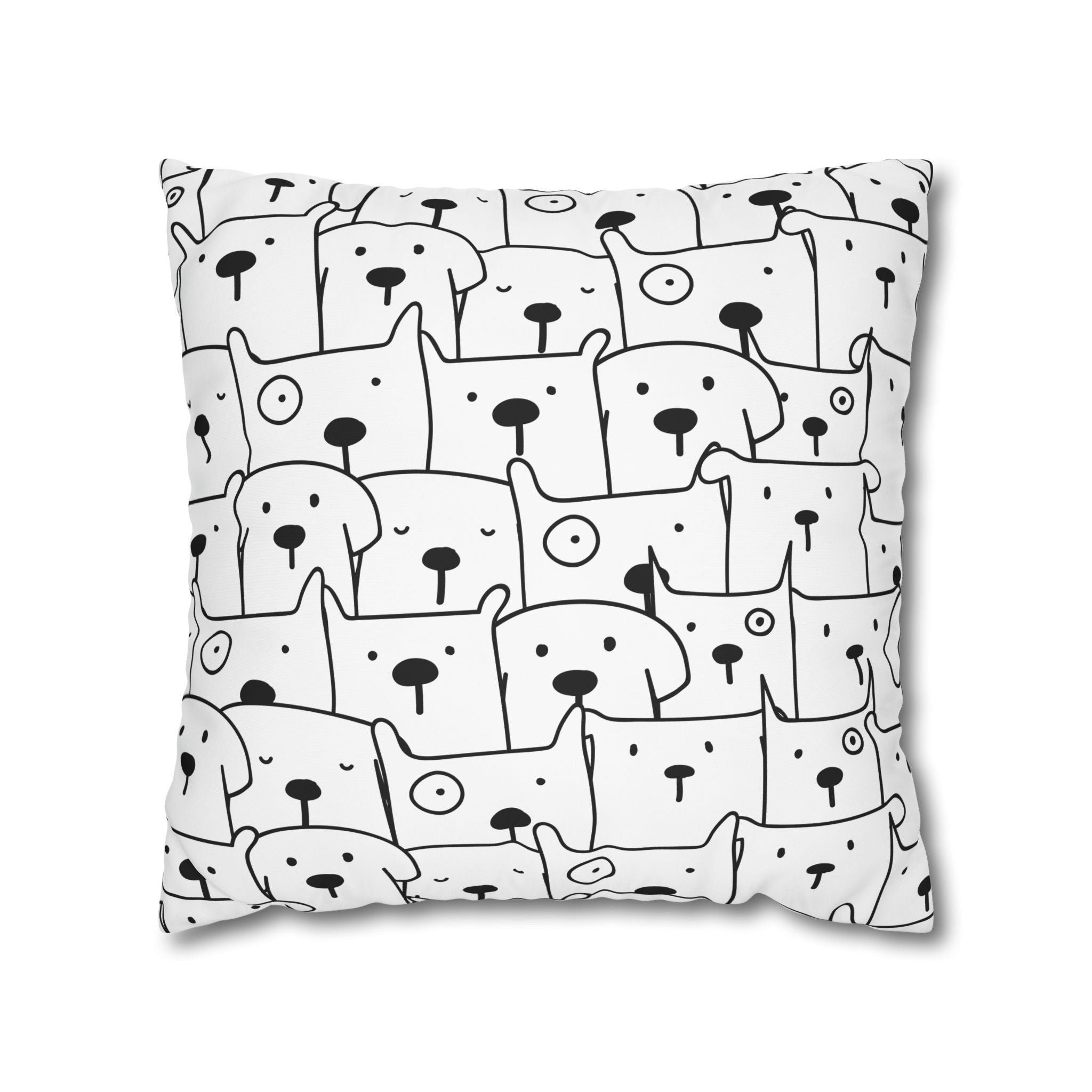 Cute Cartoon Dog Pillowcase - Puppy Party