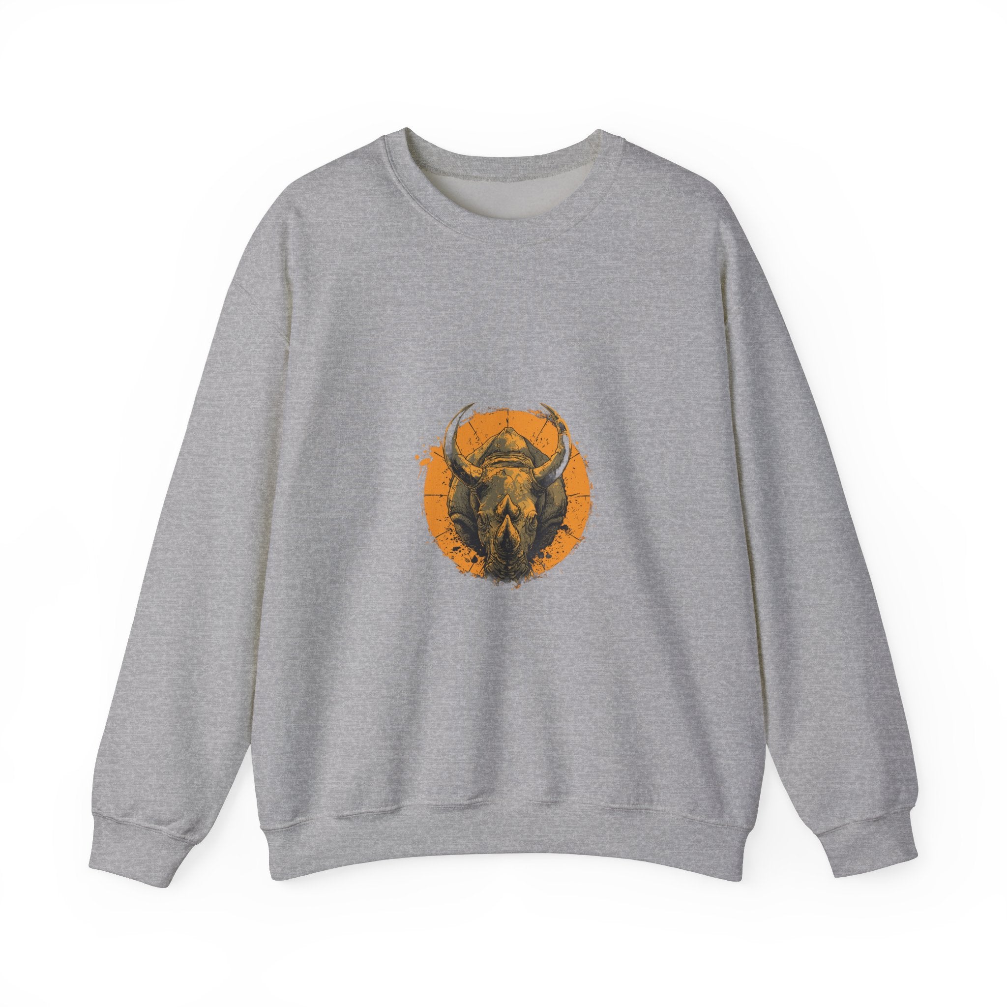 Rhino Head Grunge Sweatshirt