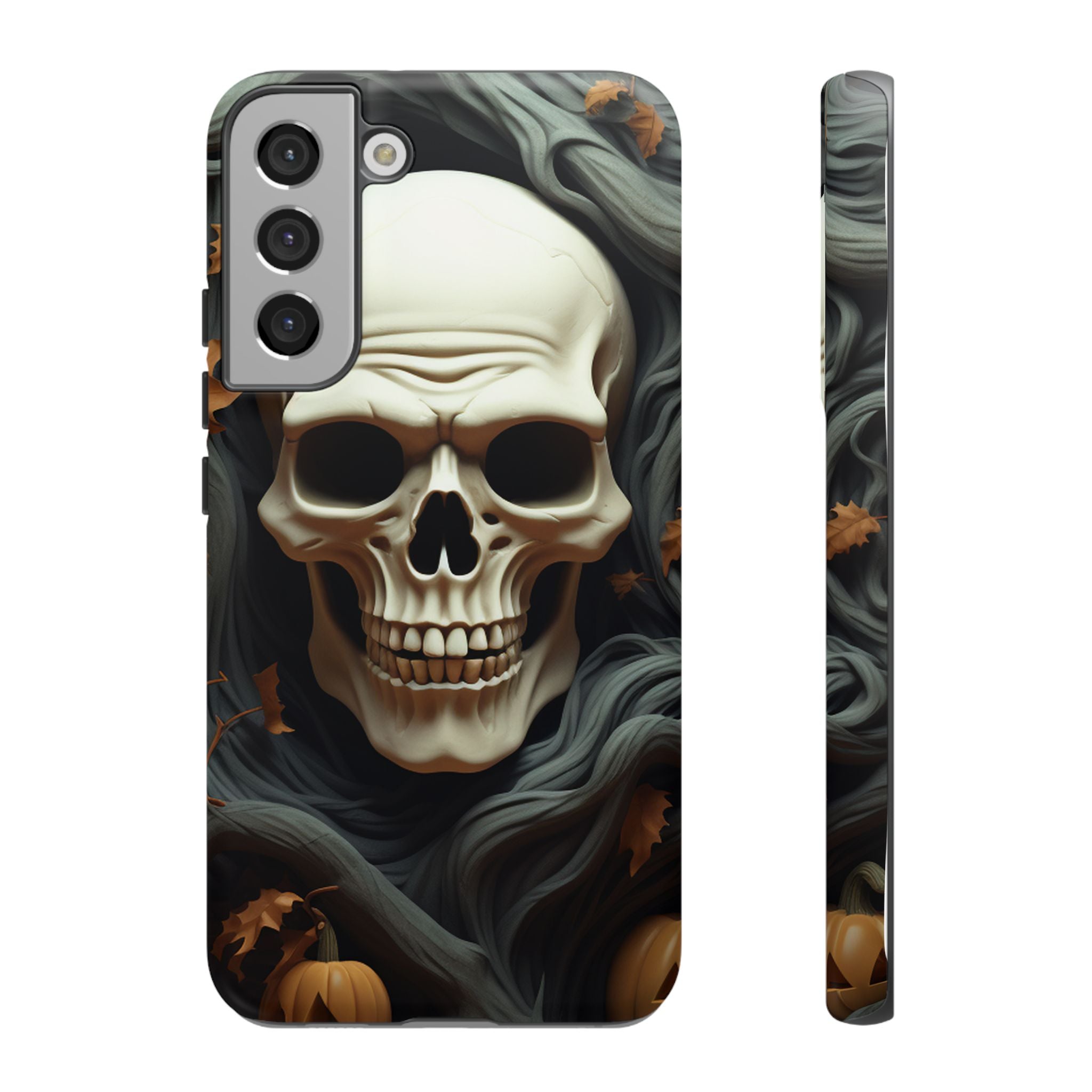 Spooky Skull Samsung Case: Halloween Edition