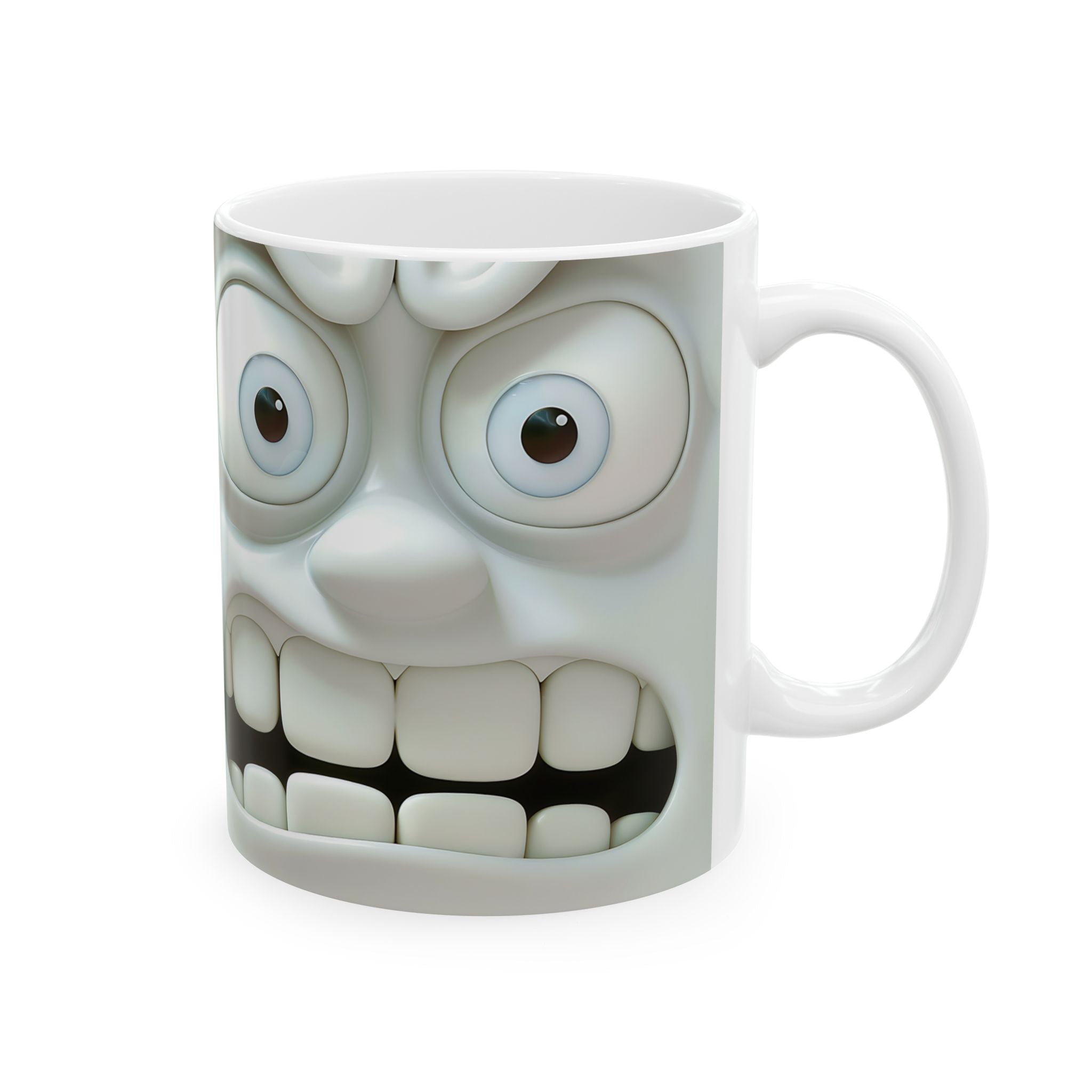 Angry Face Mugs - Set of 2