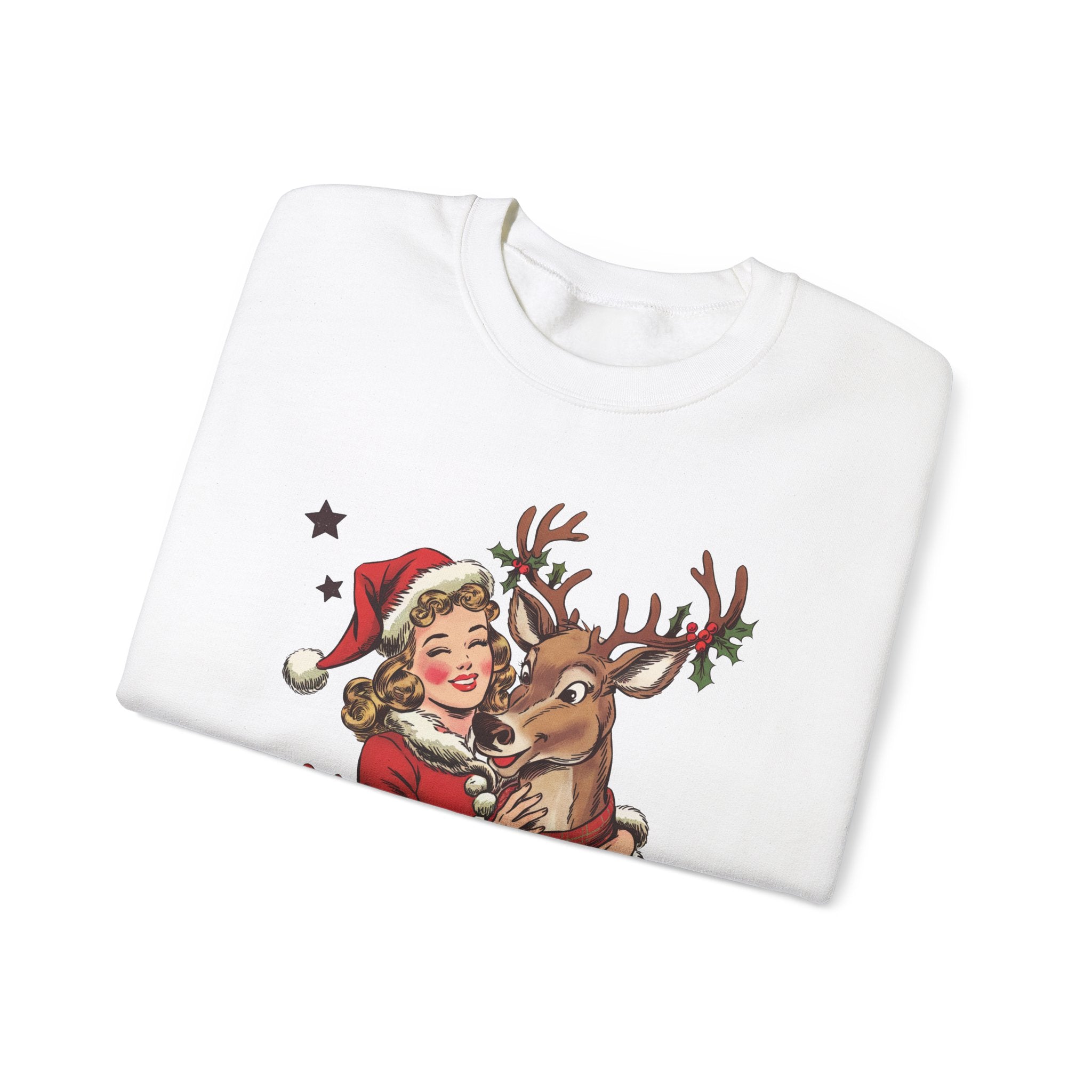 Oh Deer! Christmas Sweatshirt - Retro Holiday Fun