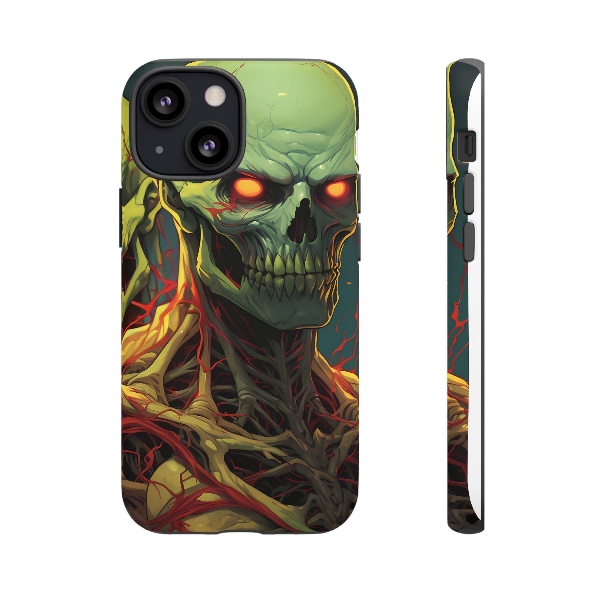 Glowing Skull Hexagon iPhone Case