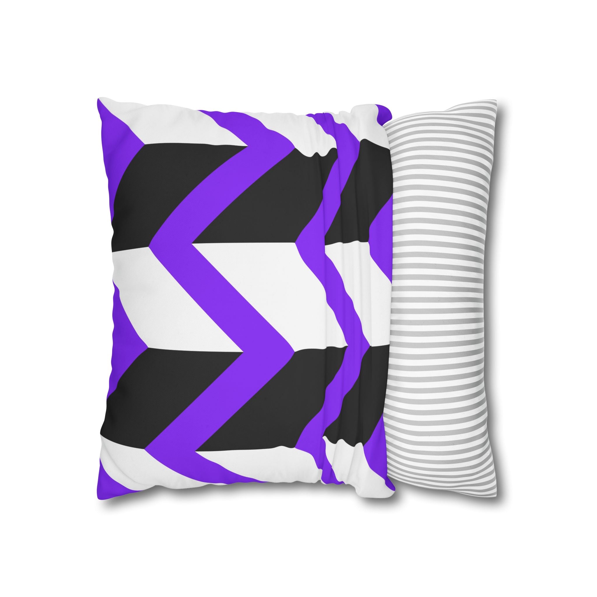 Geometric Zigzag Purple Pillowcase