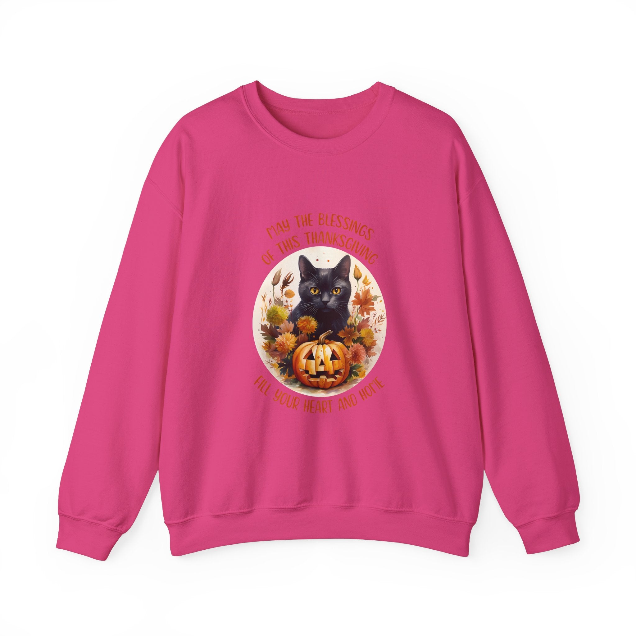 Spooky Thanksgiving Cat Sweatshirt