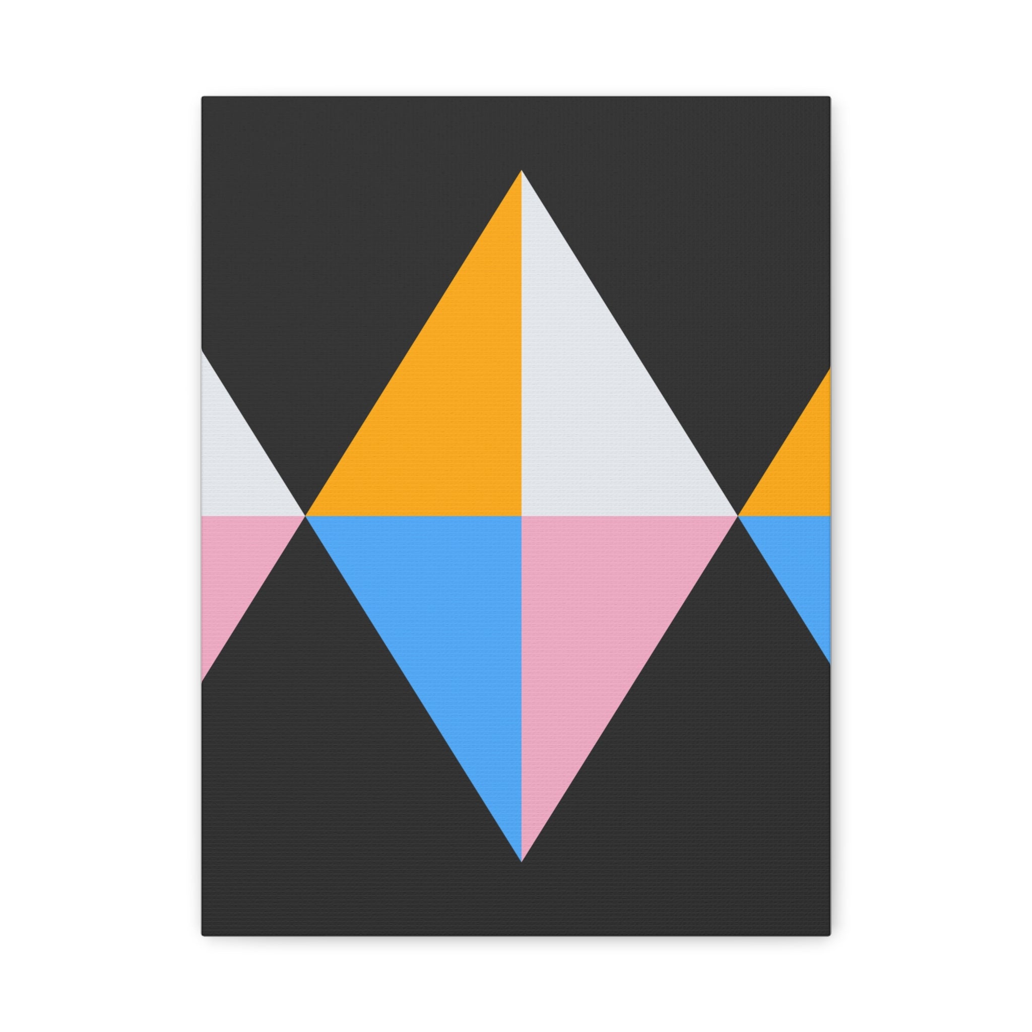 Geometric Triangle Canvas Wall Art