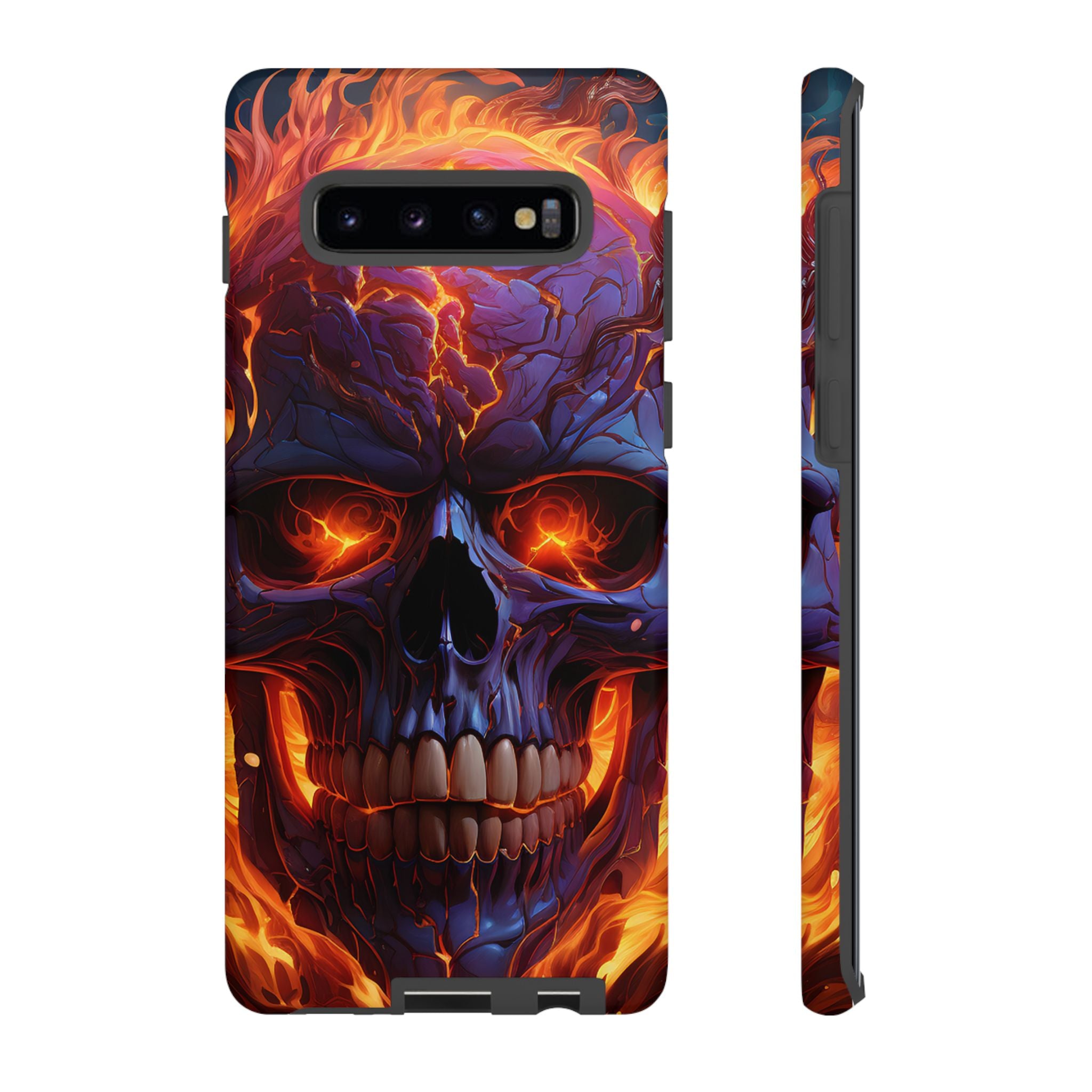 Fiery Skull Samsung Case