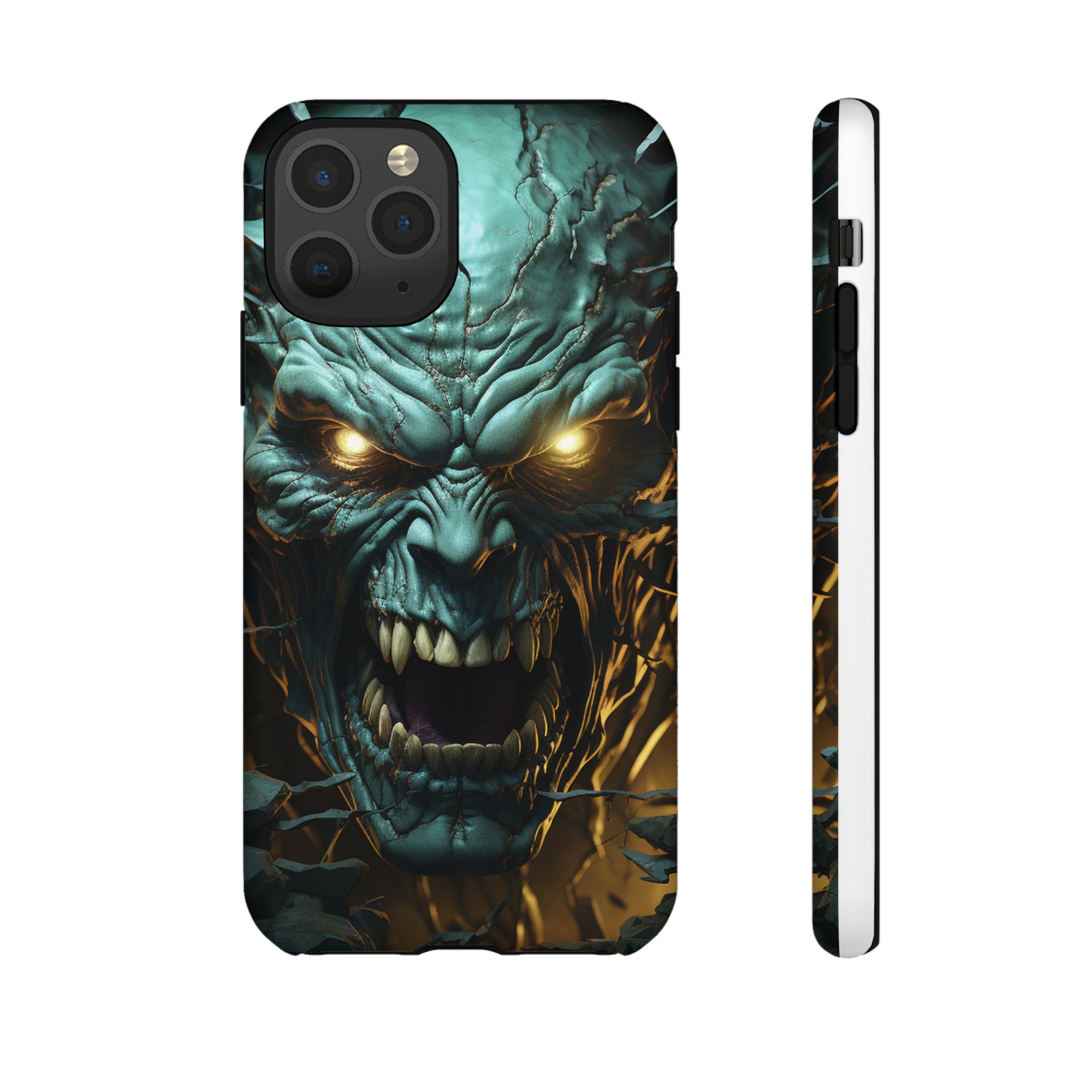 Monstrous Roar Hexagon Stone iPhone Case