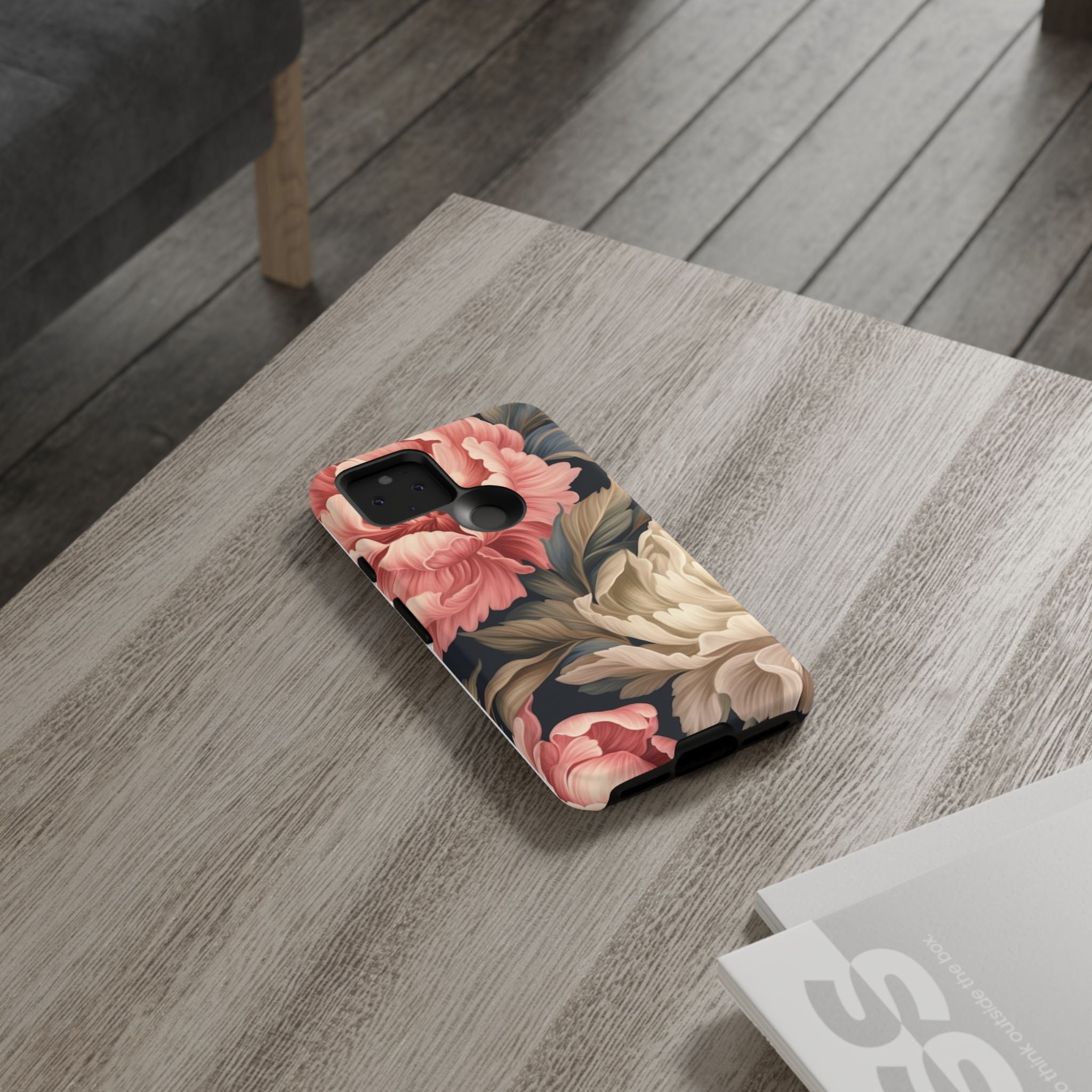 Blush Peony Floral Google Pixel Case (All Models)