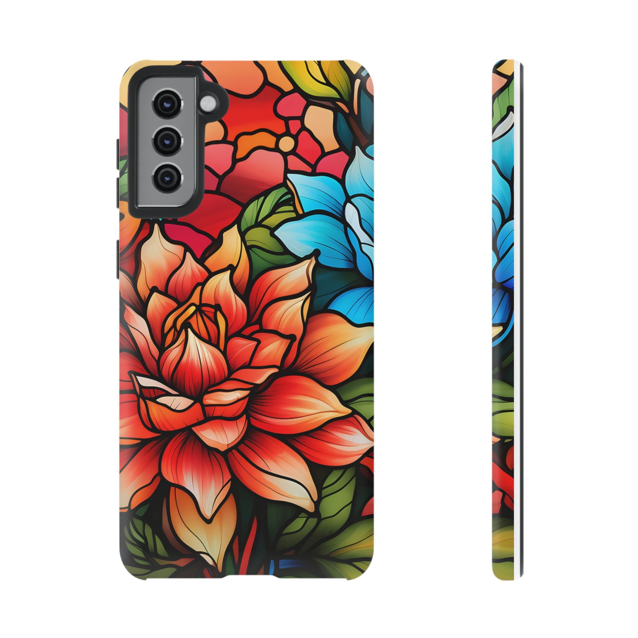 Stained Glass Floral Samsung Case