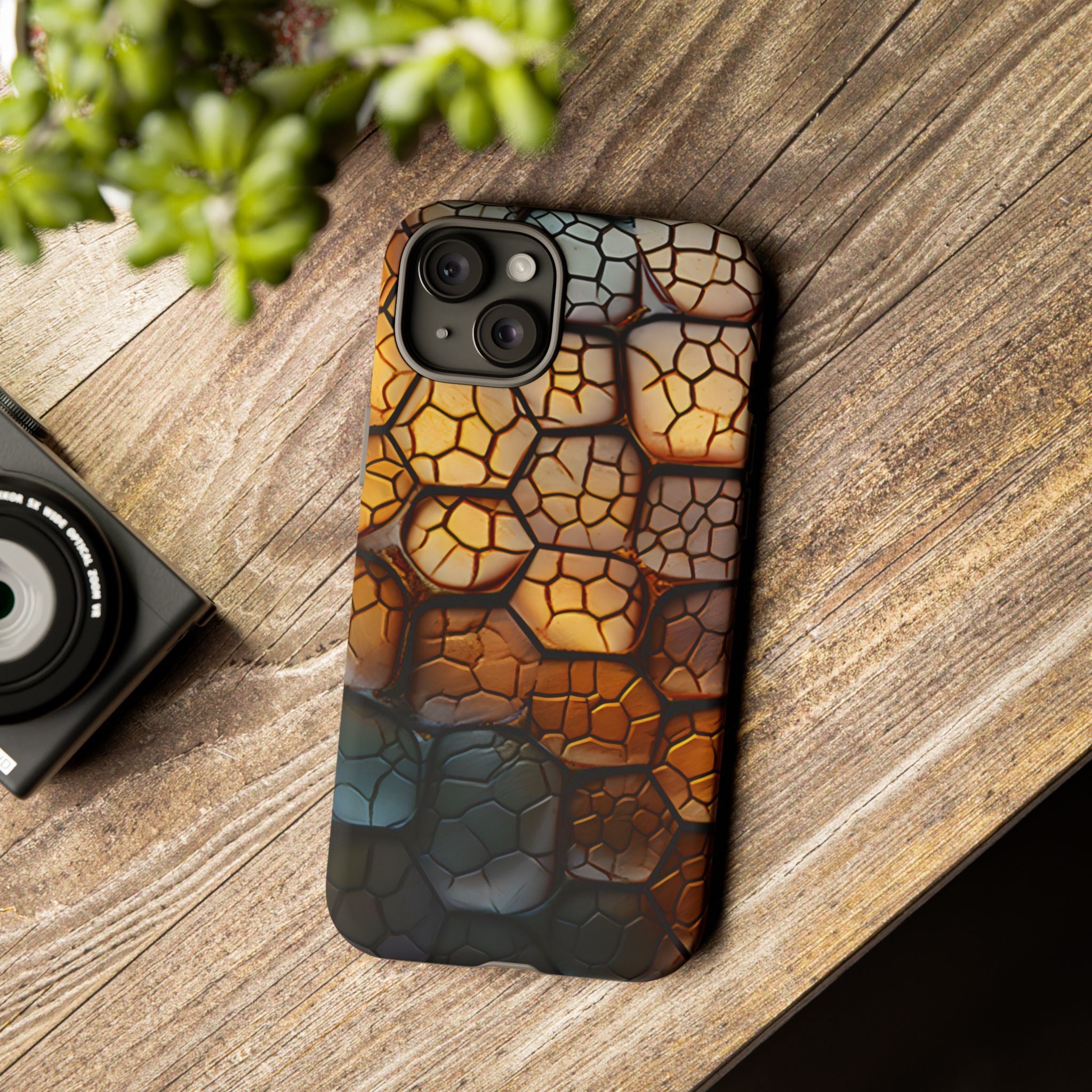 Honeycomb iPhone Case: Abstract Art