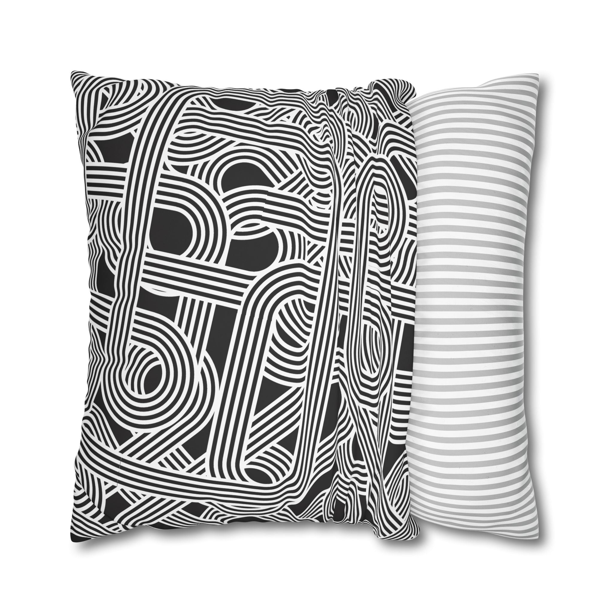 Retro Optical Illusion Pillowcase