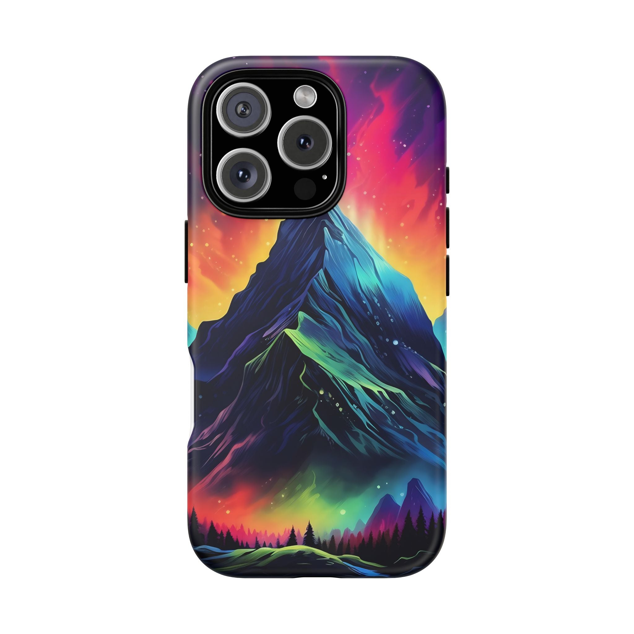 Cosmic Mountain iPhone Case - Hexagon Stone