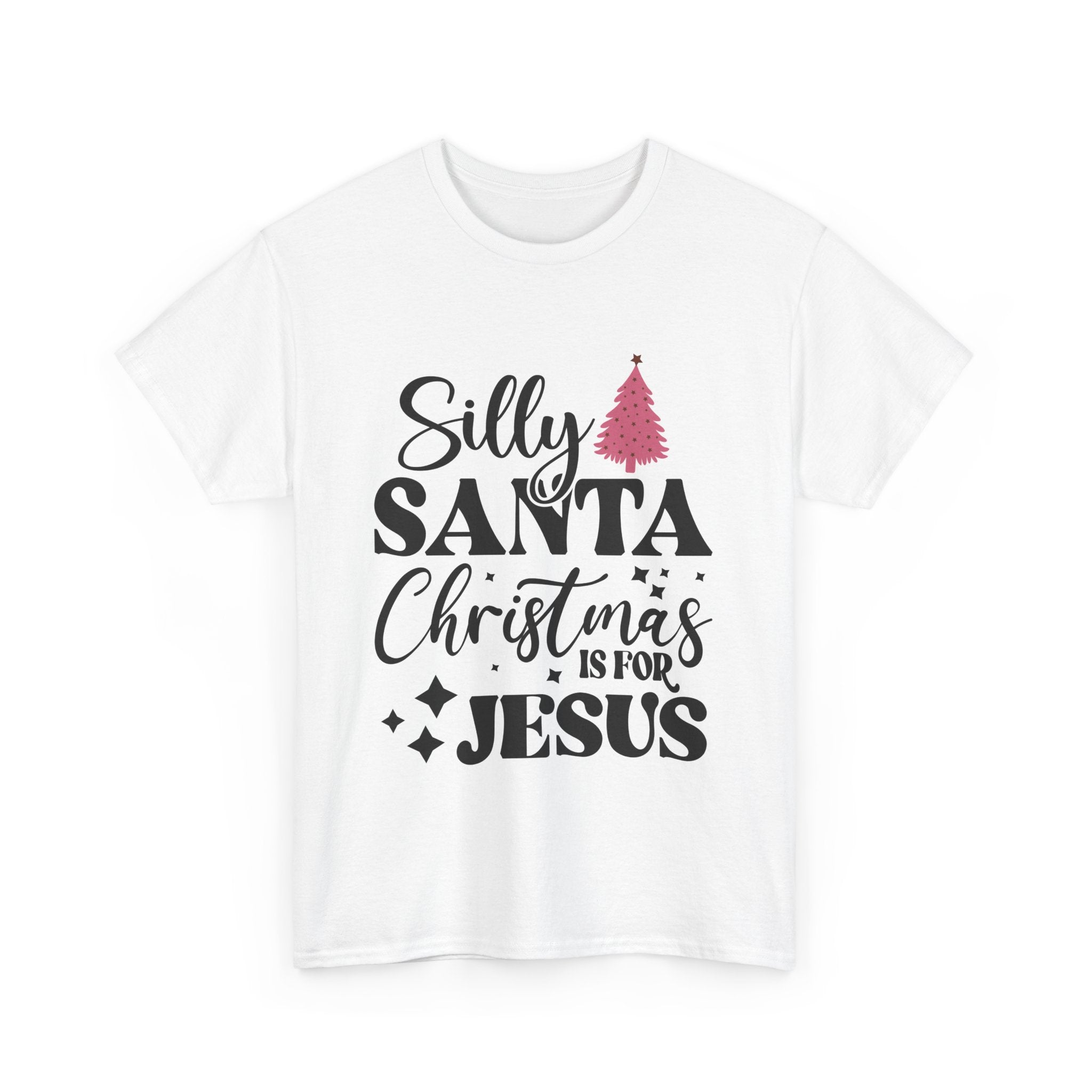 Pink Minimalist Christmas Tree T-Shirt