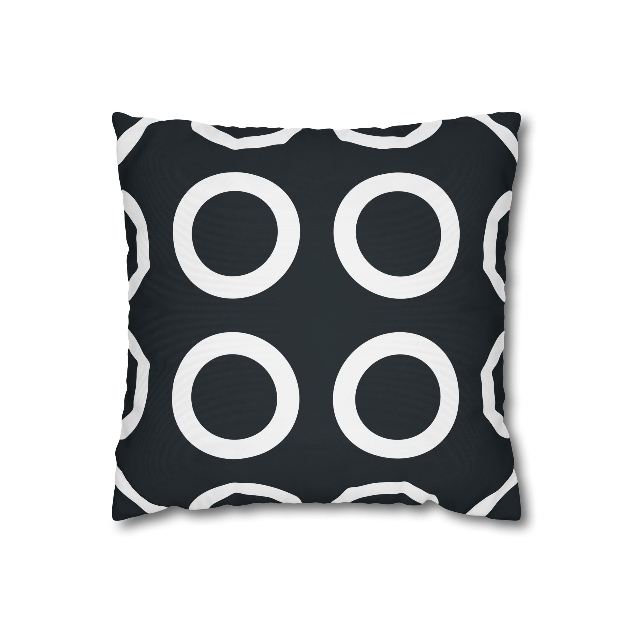 Navy Blue & White Dot Pillowcase