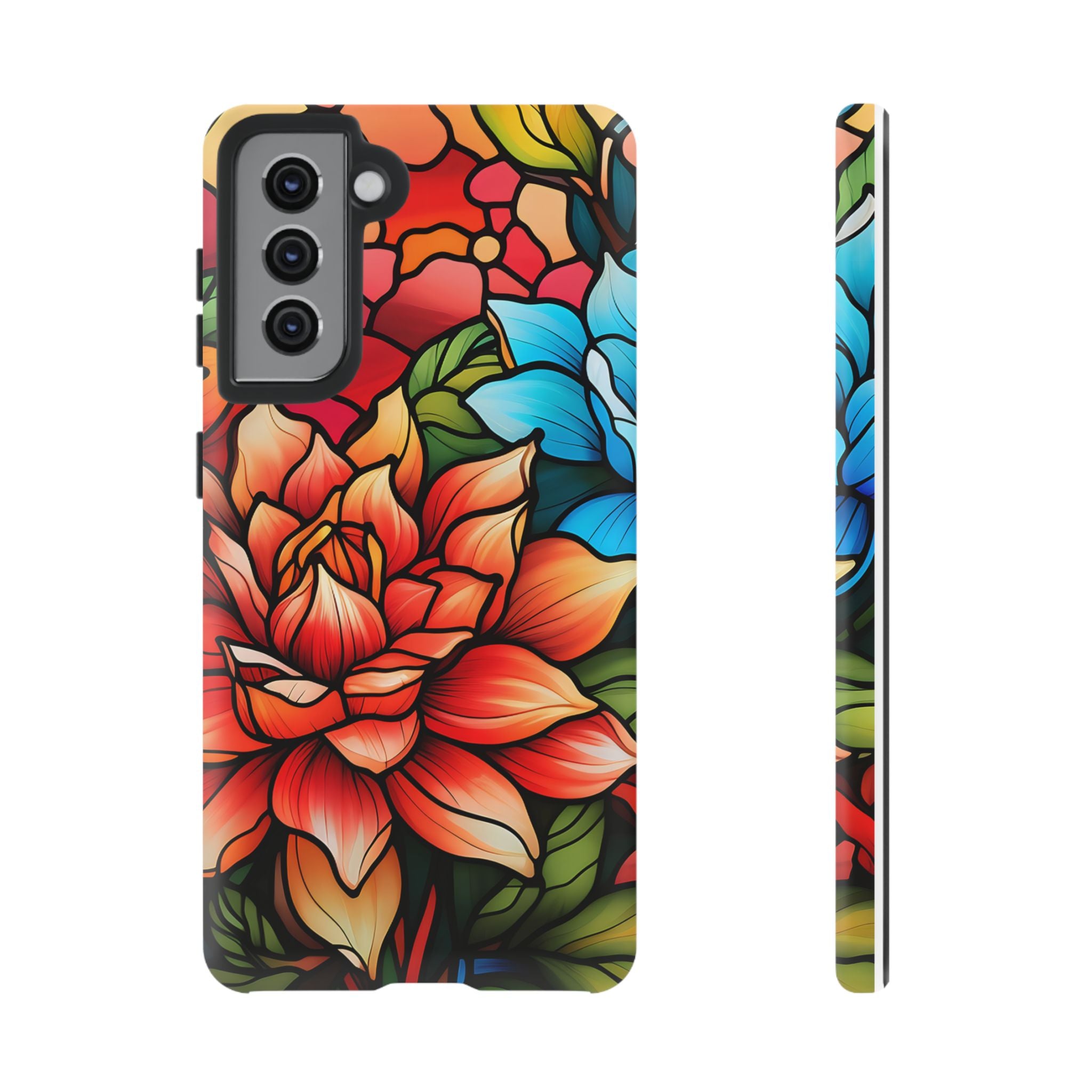 Stained Glass Floral Samsung Case