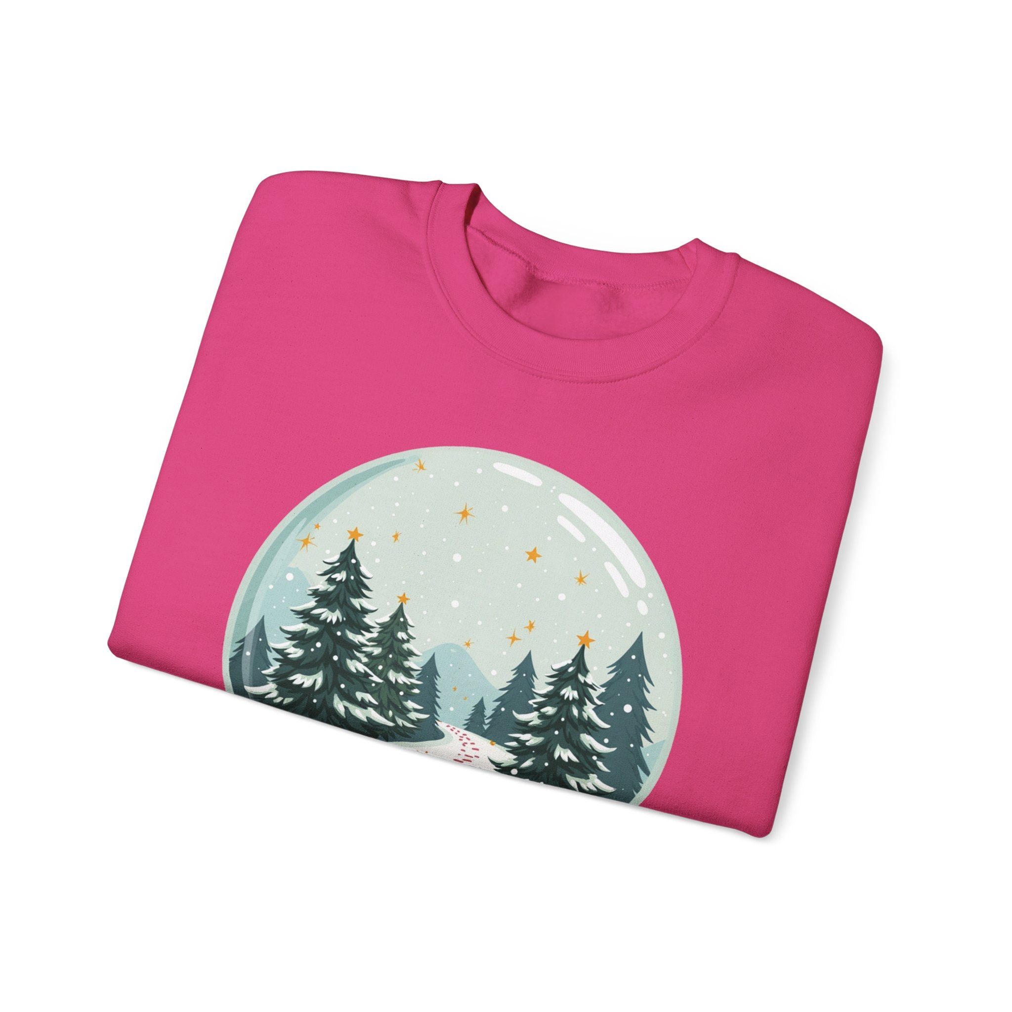 Jingle All the Way Snow Globe Xmas Sweatshirt